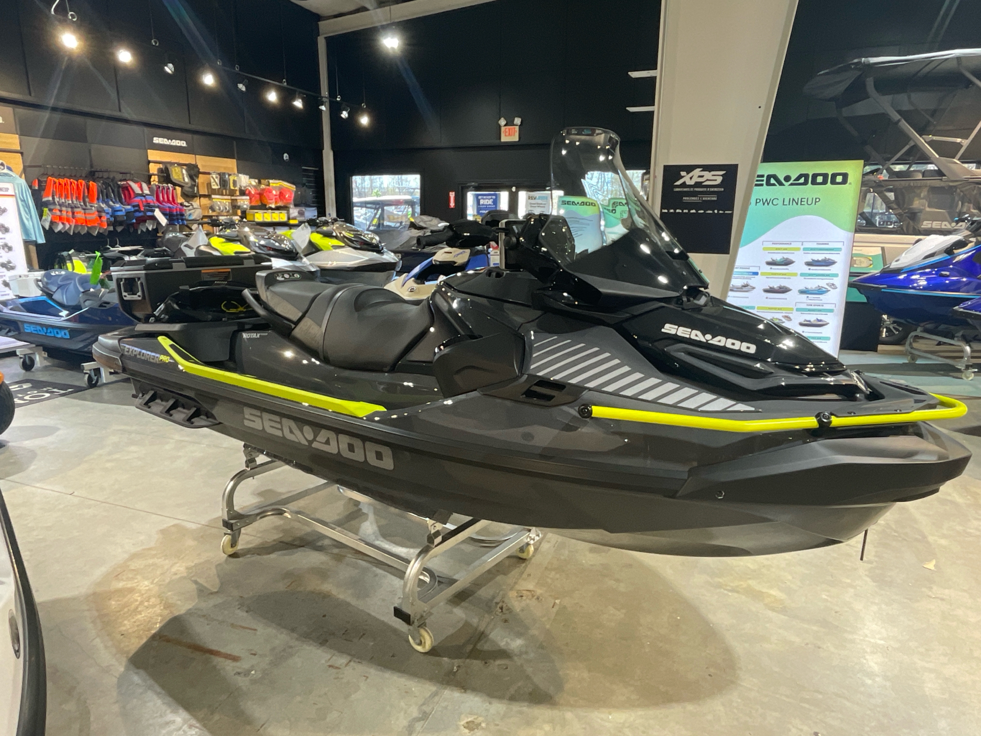 New 2025 Sea-Doo Explorer Pro 230 Iceland Grey | Watercraft in