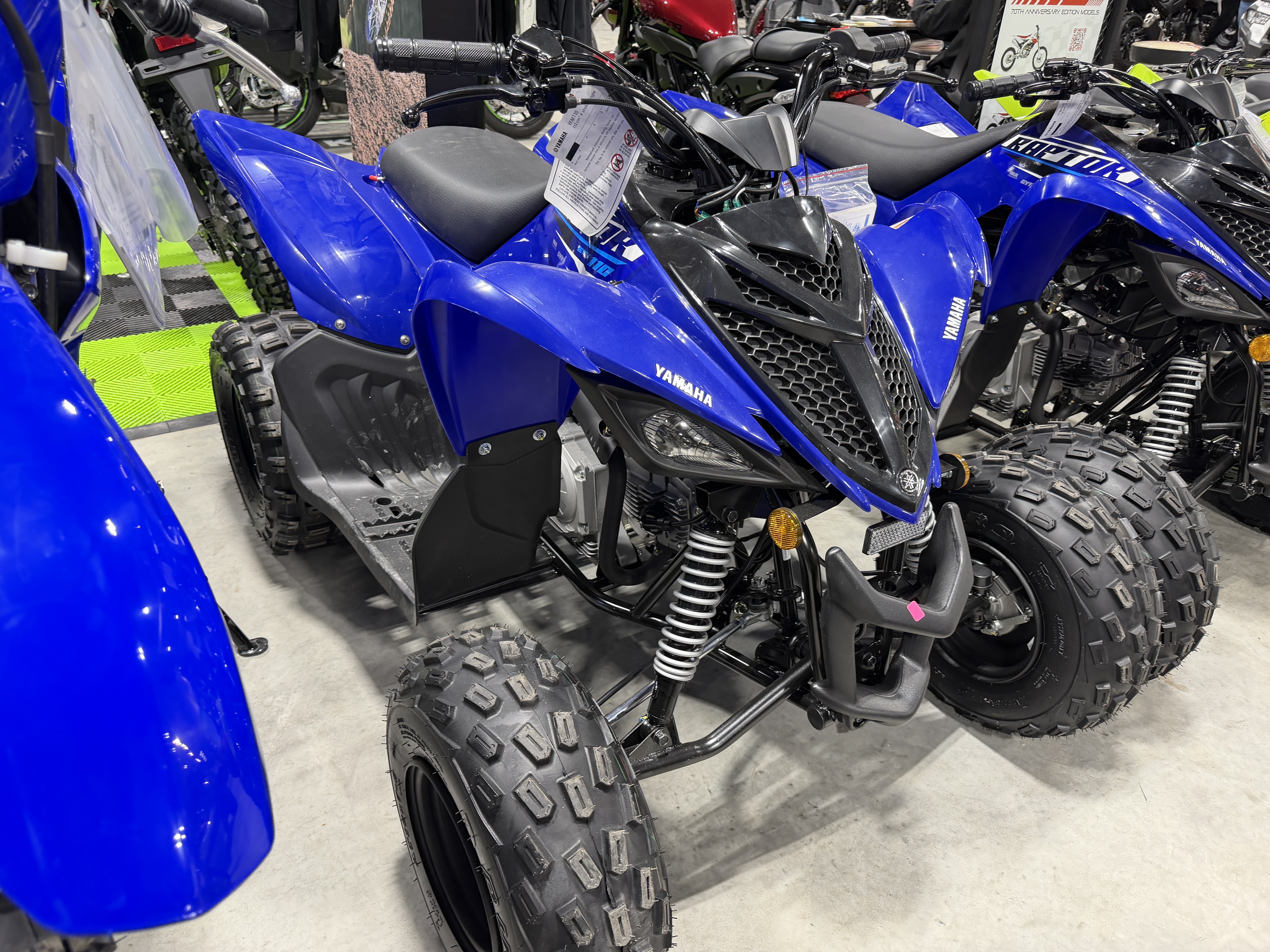 New 2026 Yamaha Raptor 110 Team Yamaha Blue | ATVs in Crossville