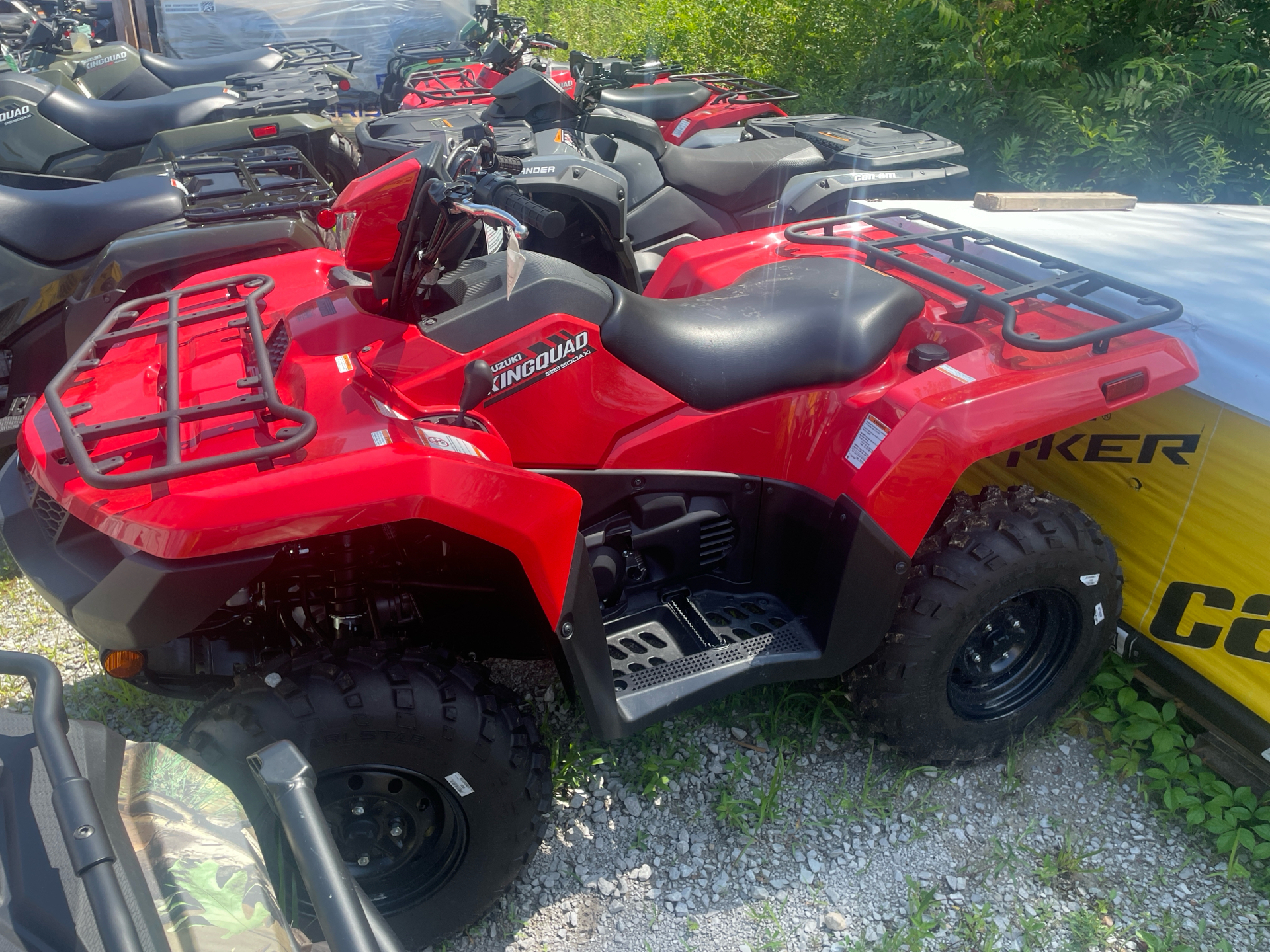 New 2025 Suzuki KingQuad 500AXi Flame Red | ATVs in Crossville TN