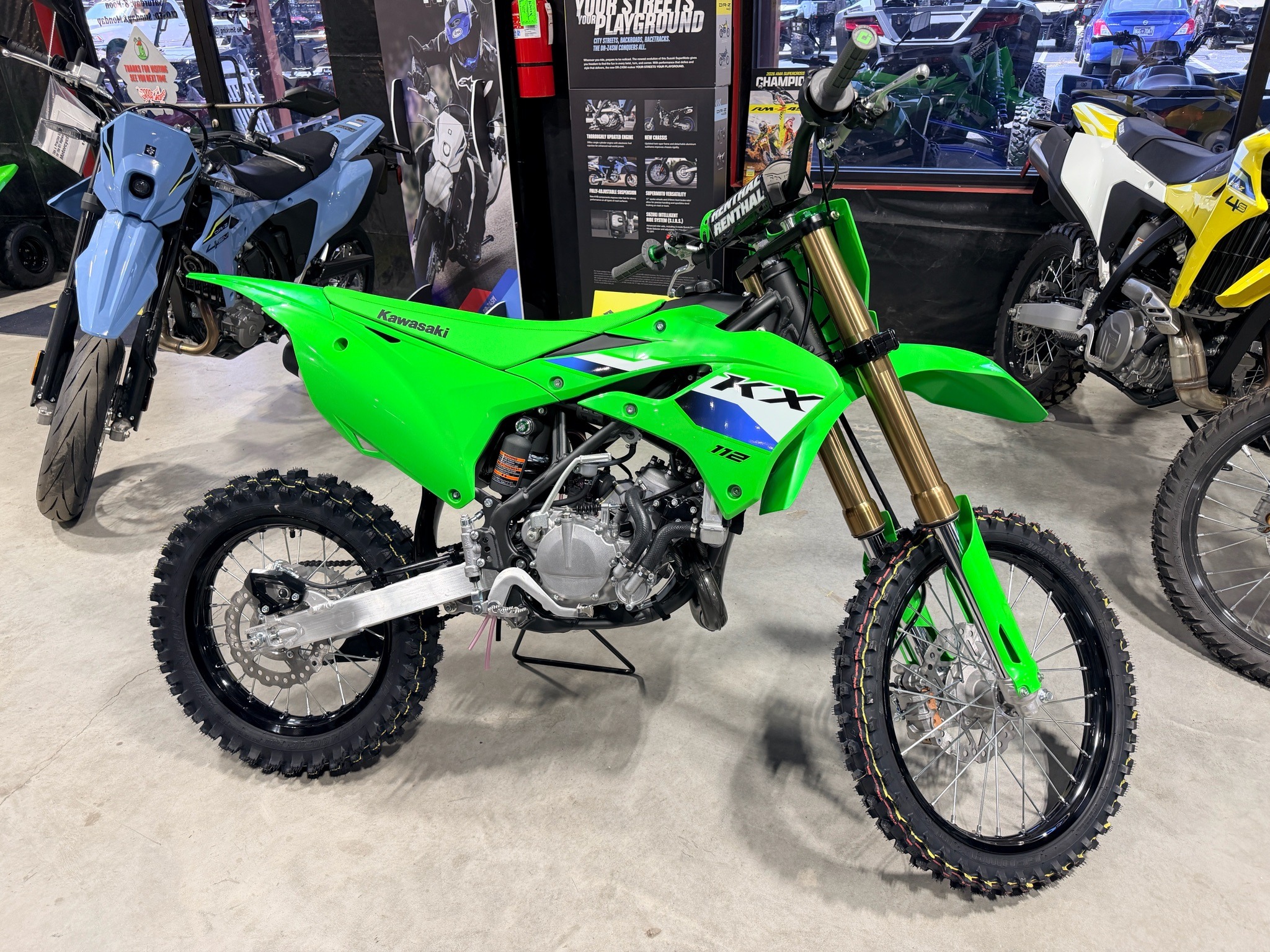 New 2027 Kawasaki KX™112 Lime Green | Motorcycles in Crossville TN