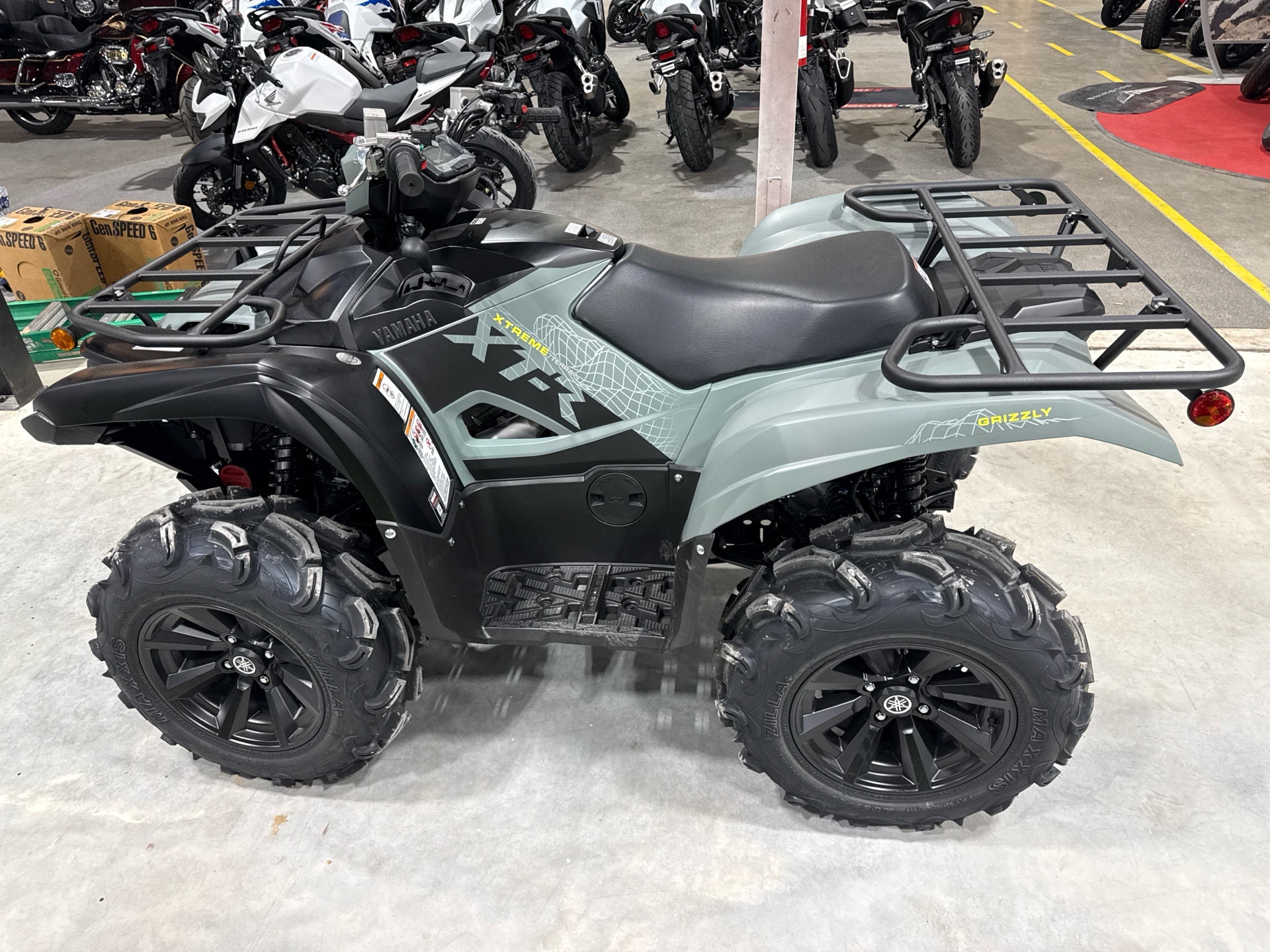 New 2026 Yamaha Grizzly EPS XT-R Moss Grey / Tactical Black | ATVs