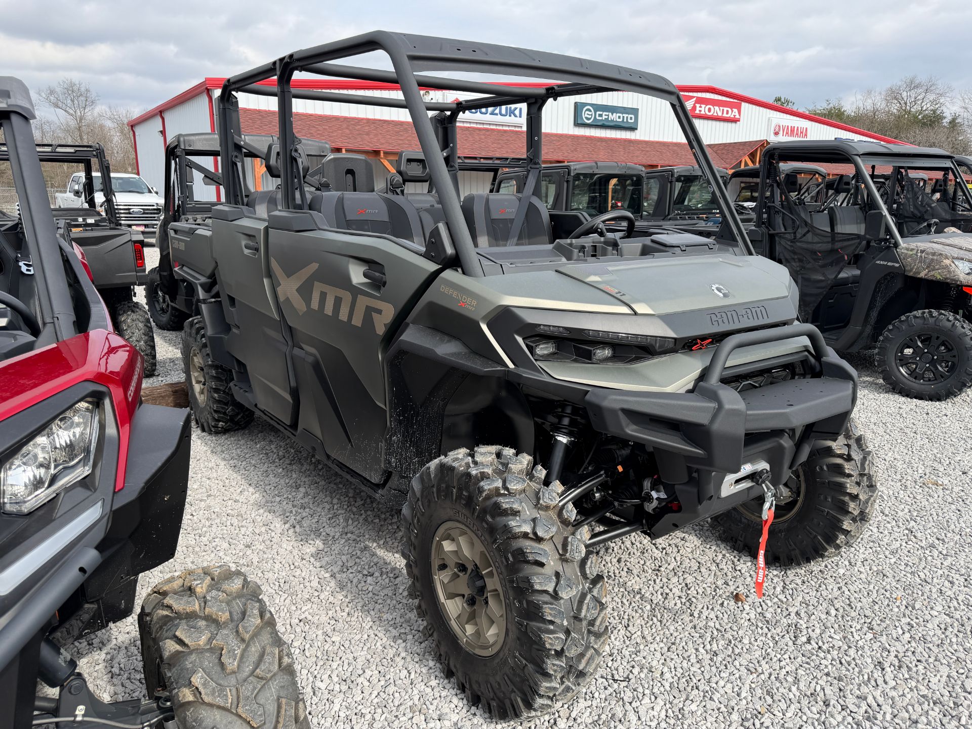 New 2026 Can-Am Defender MAX X MR HD11 With Half-Doors Loft Green