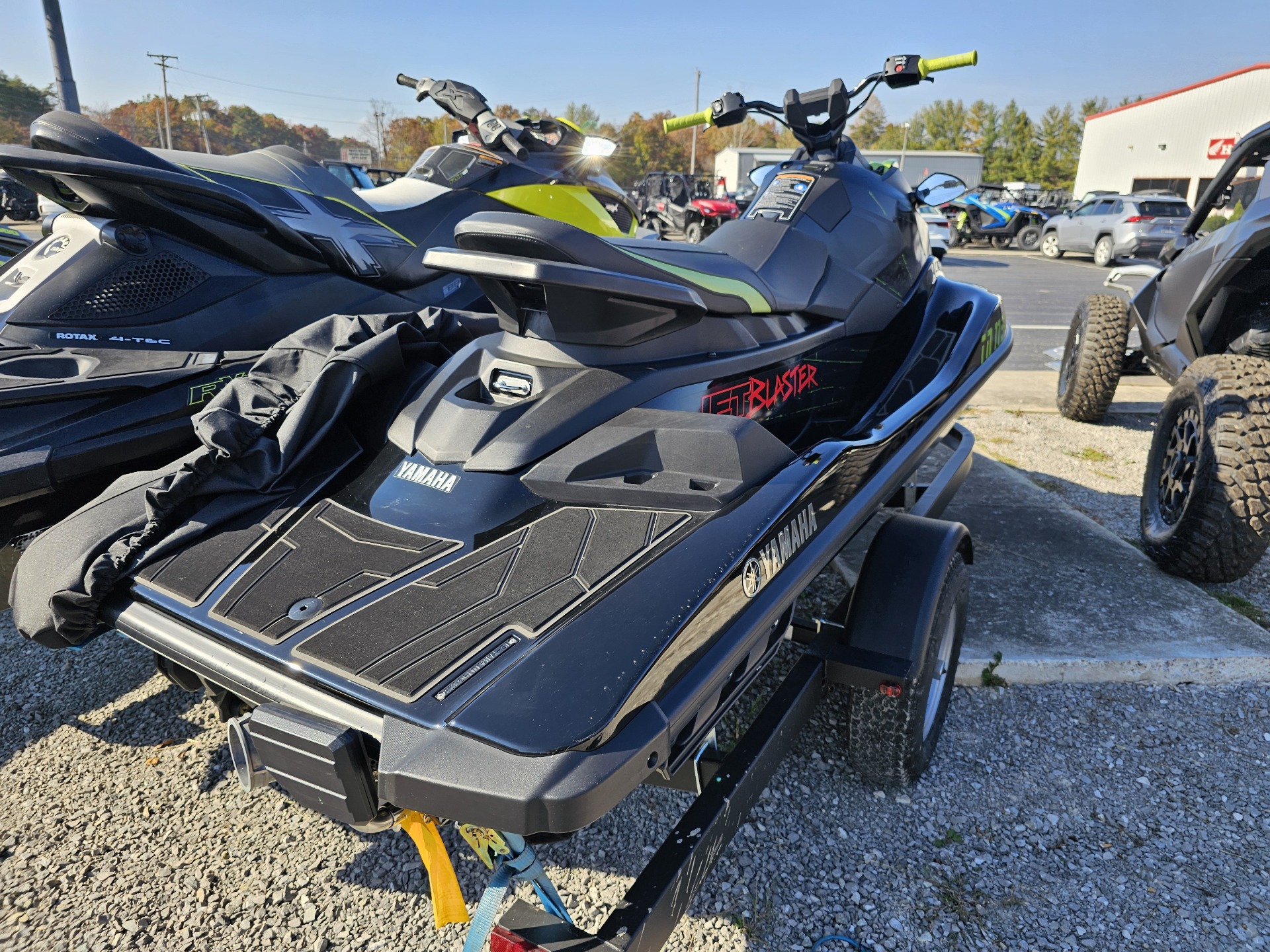 Used 2023 Yamaha JetBlaster Black / Acid Green | Watercraft in
