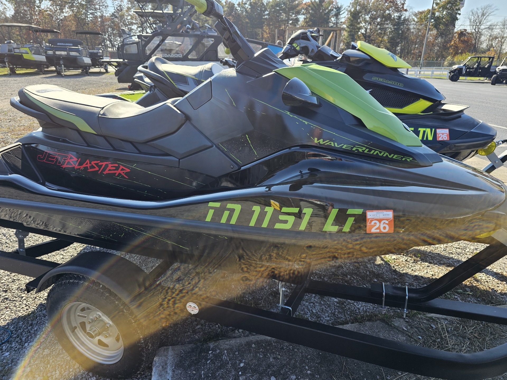 Used 2023 Yamaha JetBlaster Black / Acid Green | Watercraft in