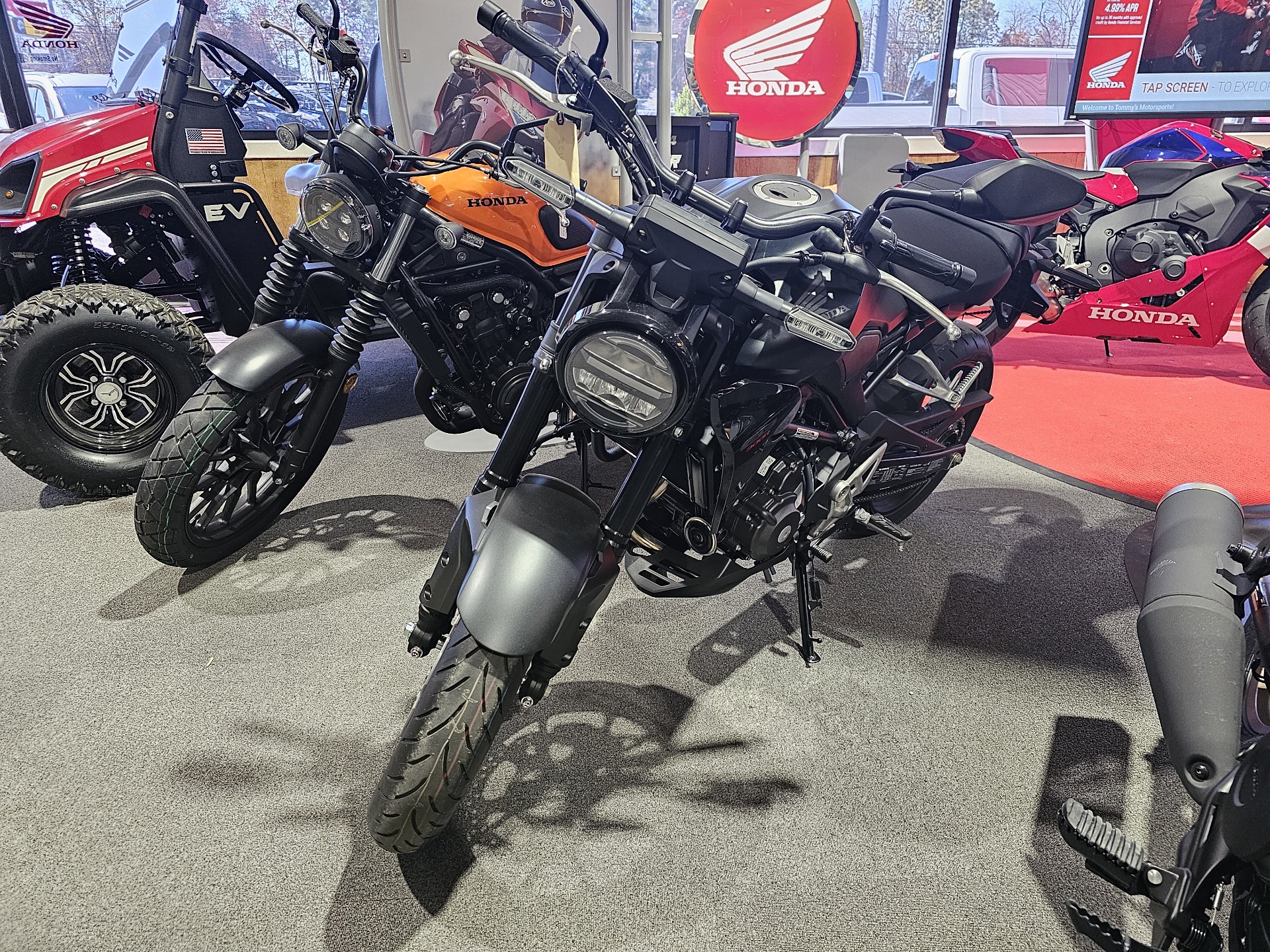 New 2024 Honda CB300R ABS Matte Black Metallic | Motorcycles in