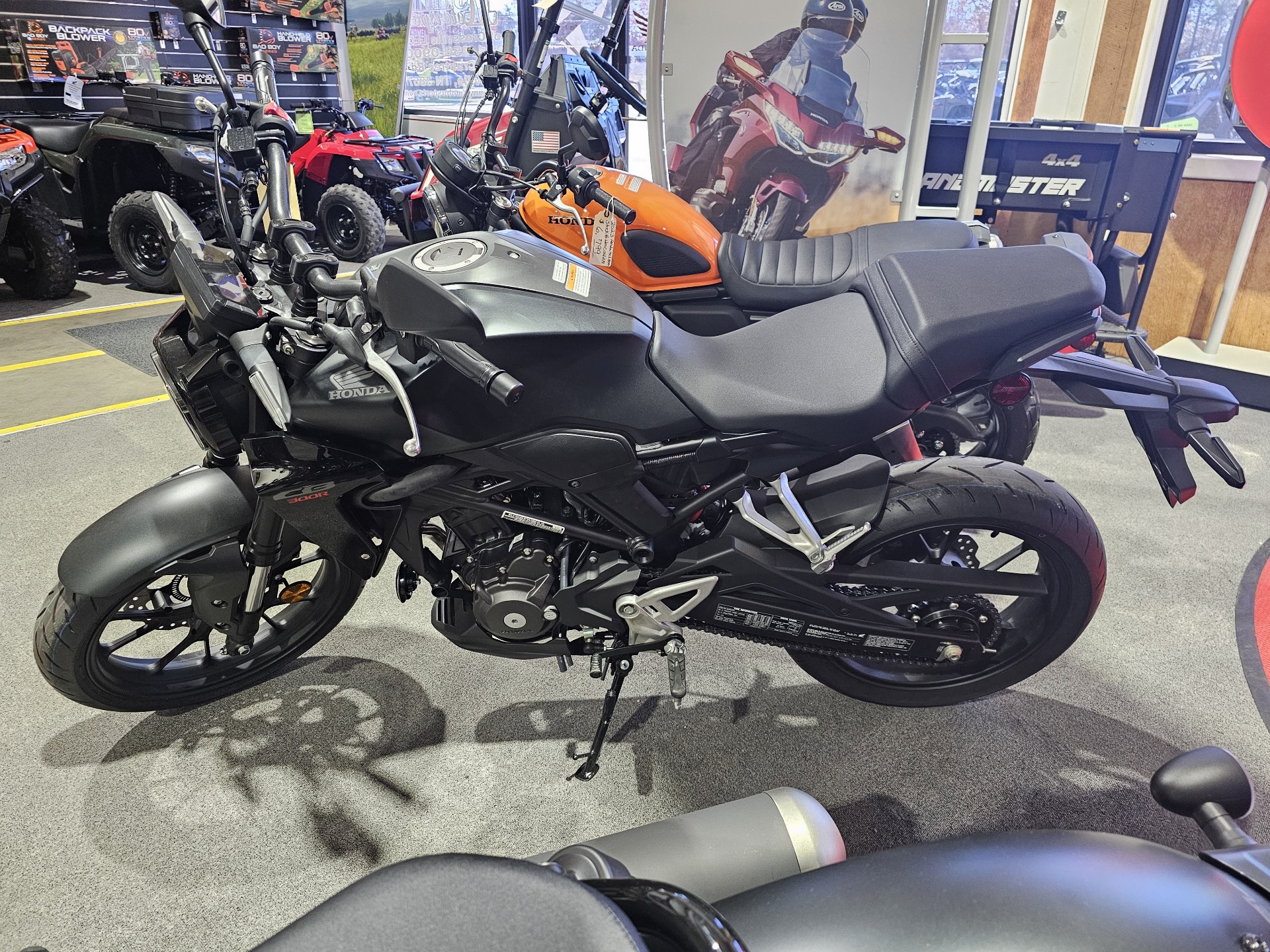 New 2024 Honda CB300R ABS Matte Black Metallic | Motorcycles in