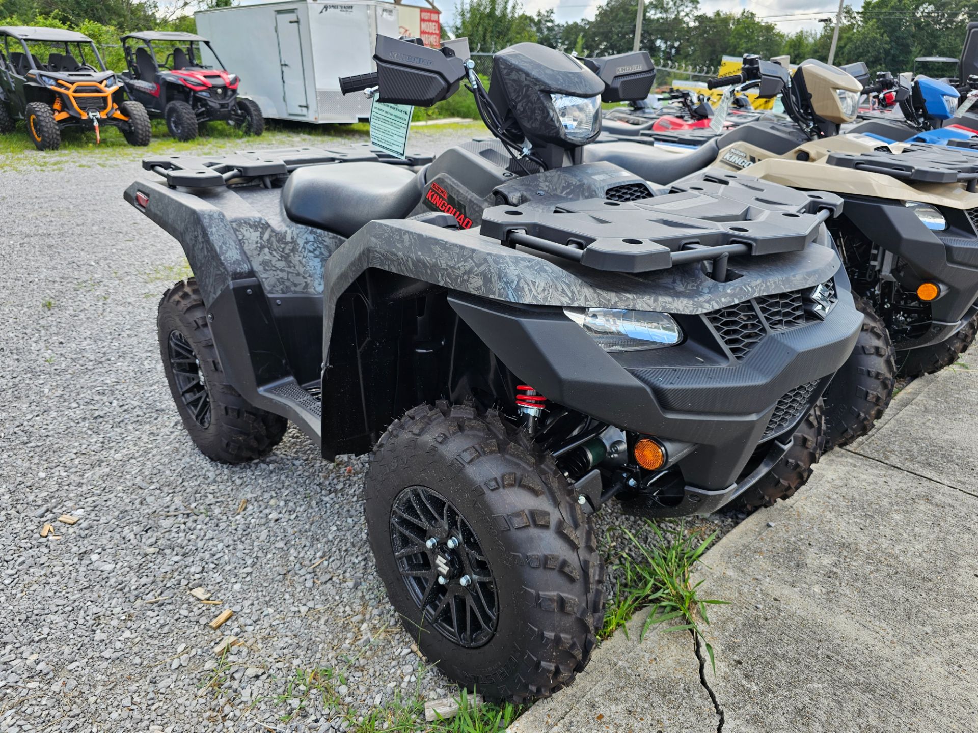 New 2025 Suzuki KingQuad 750AXi Power Steering SE+ Cast Carbon | ATVs ...