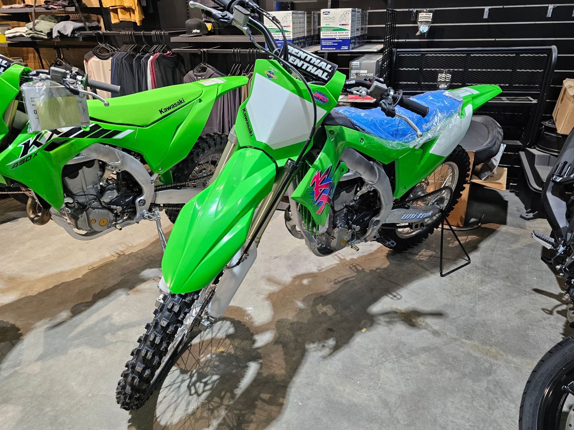 New 2024 Kawasaki KX 250 50th Anniversary Edition Lime Green