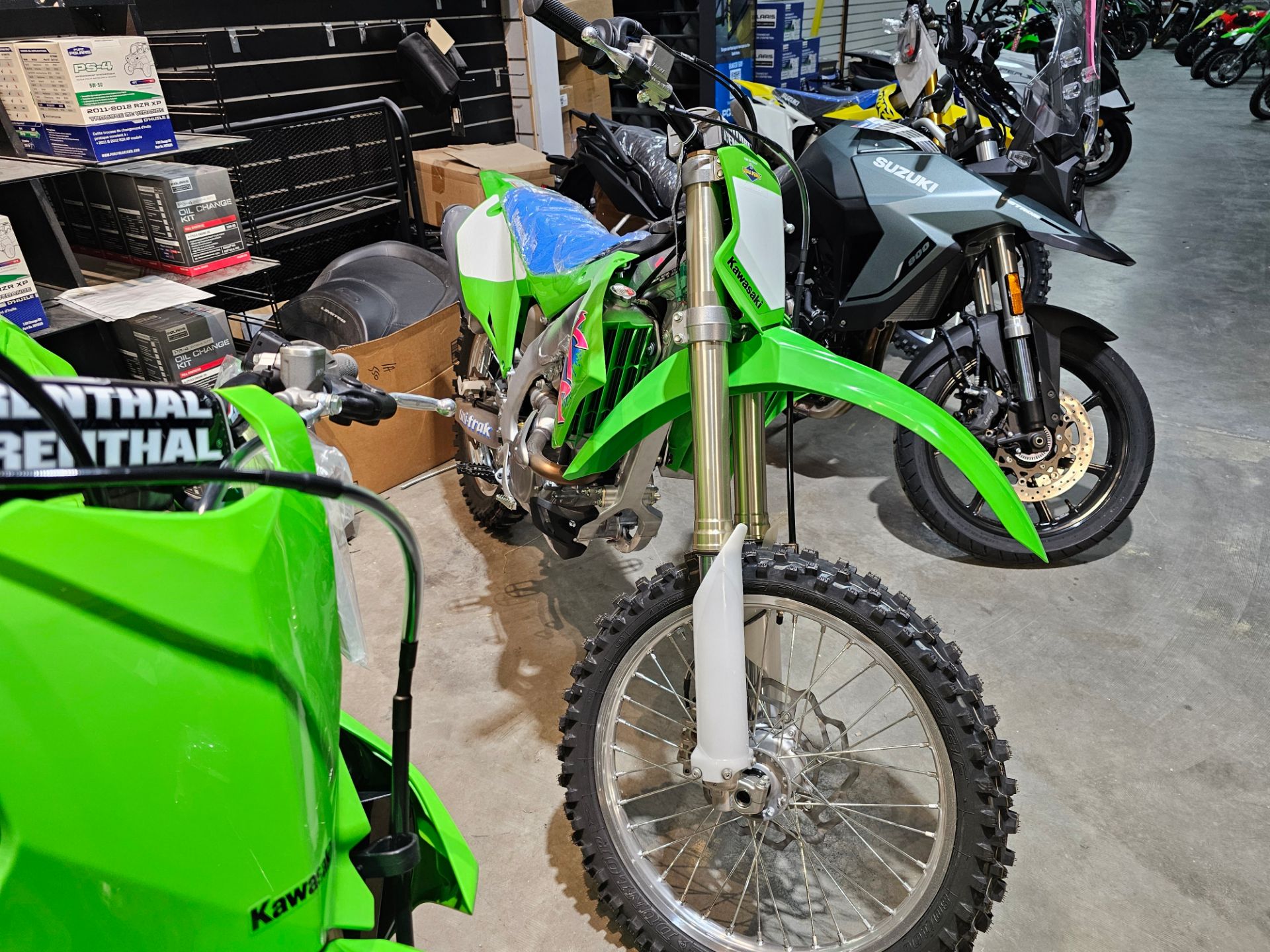 New 2024 Kawasaki KX 250 50th Anniversary Edition Lime Green