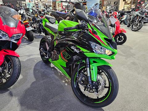 Used 2023 Kawasaki Ninja ZX-6R KRT Edition Lime Green