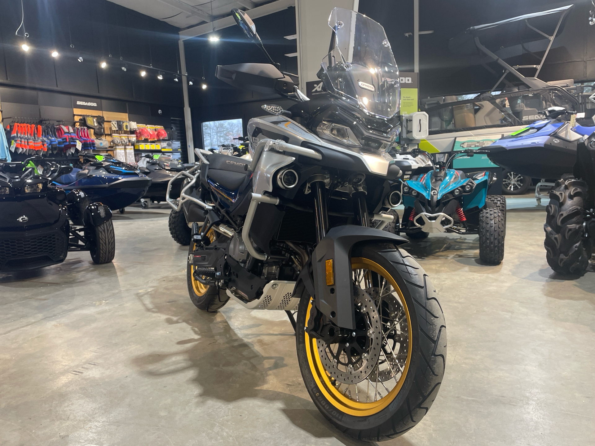 New 2024 CFMOTO IBEX 800 T Twilight Blue | Motorcycles in