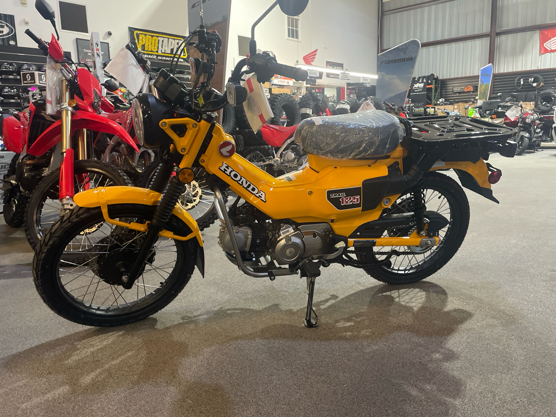 New 2024 Honda Trail125 Turmeric Yellow | Motorcycles in
