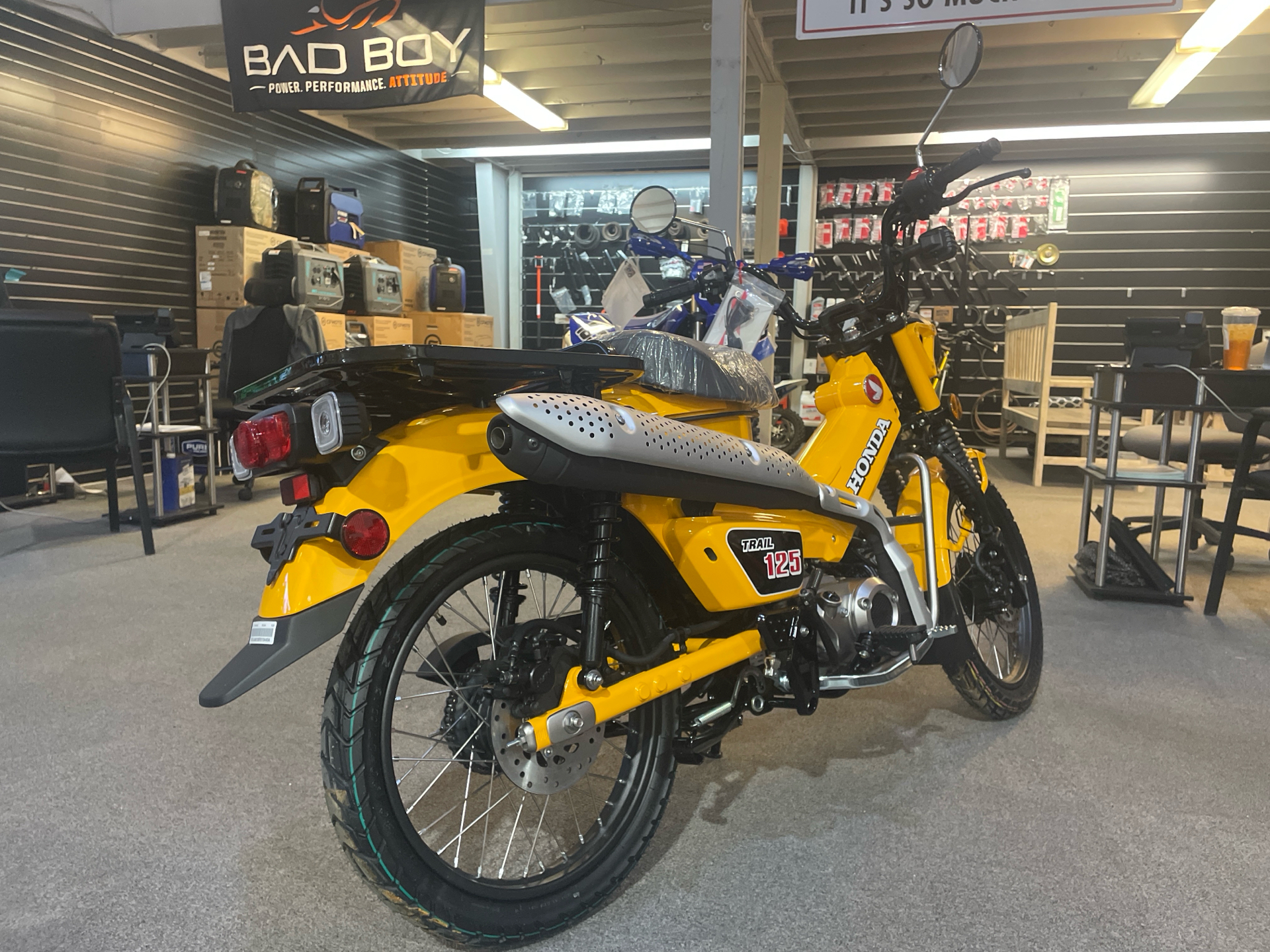 New 2024 Honda Trail125 Turmeric Yellow | Motorcycles in