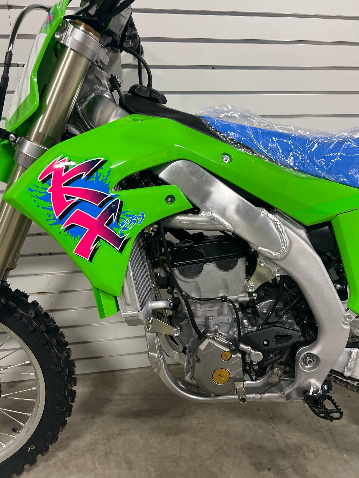 New 2024 Kawasaki KX 250 50th Anniversary Edition Lime Green