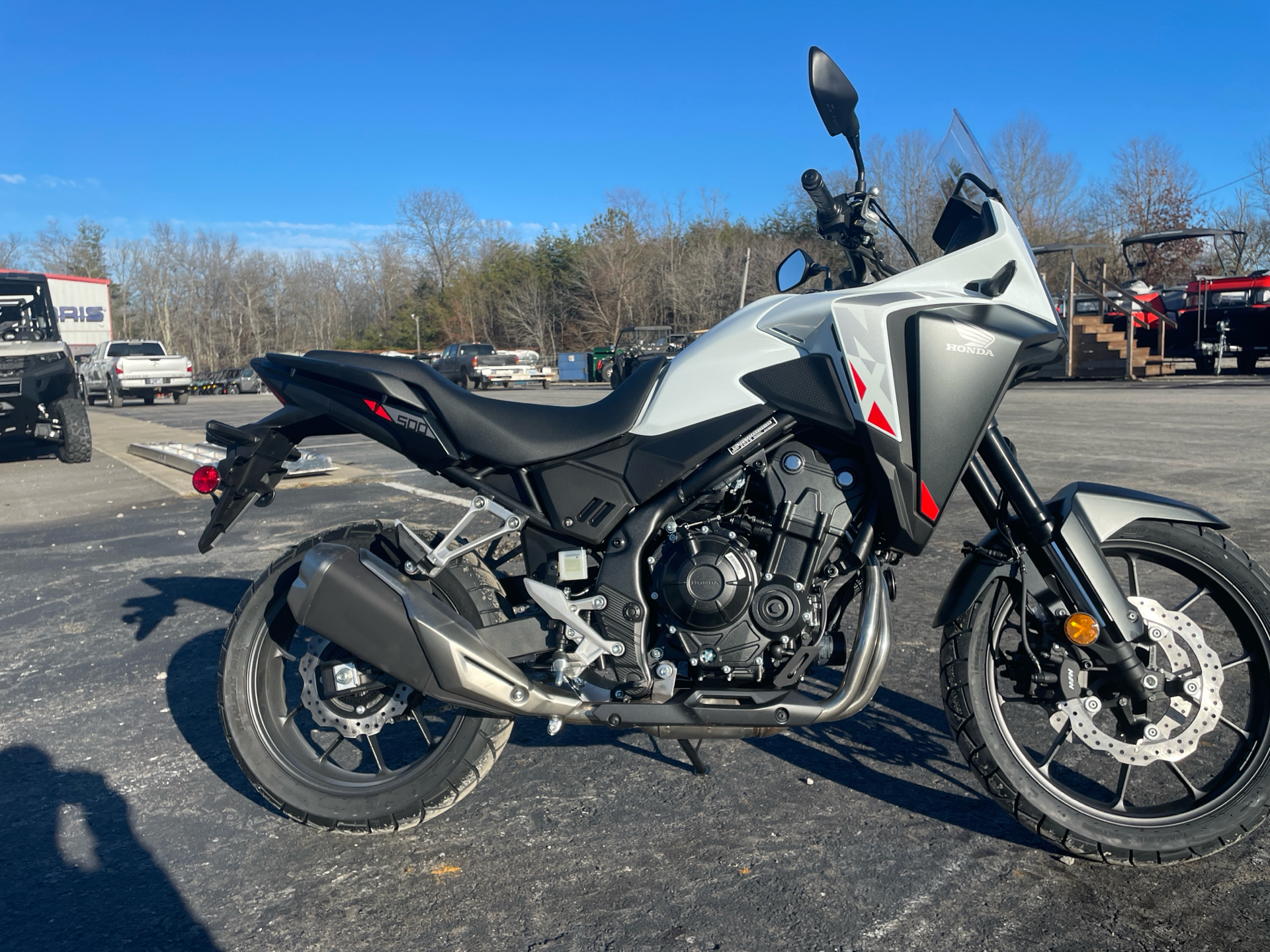 New 2025 Honda NX500 Pearl White | Motorcycles in Crossville TN
