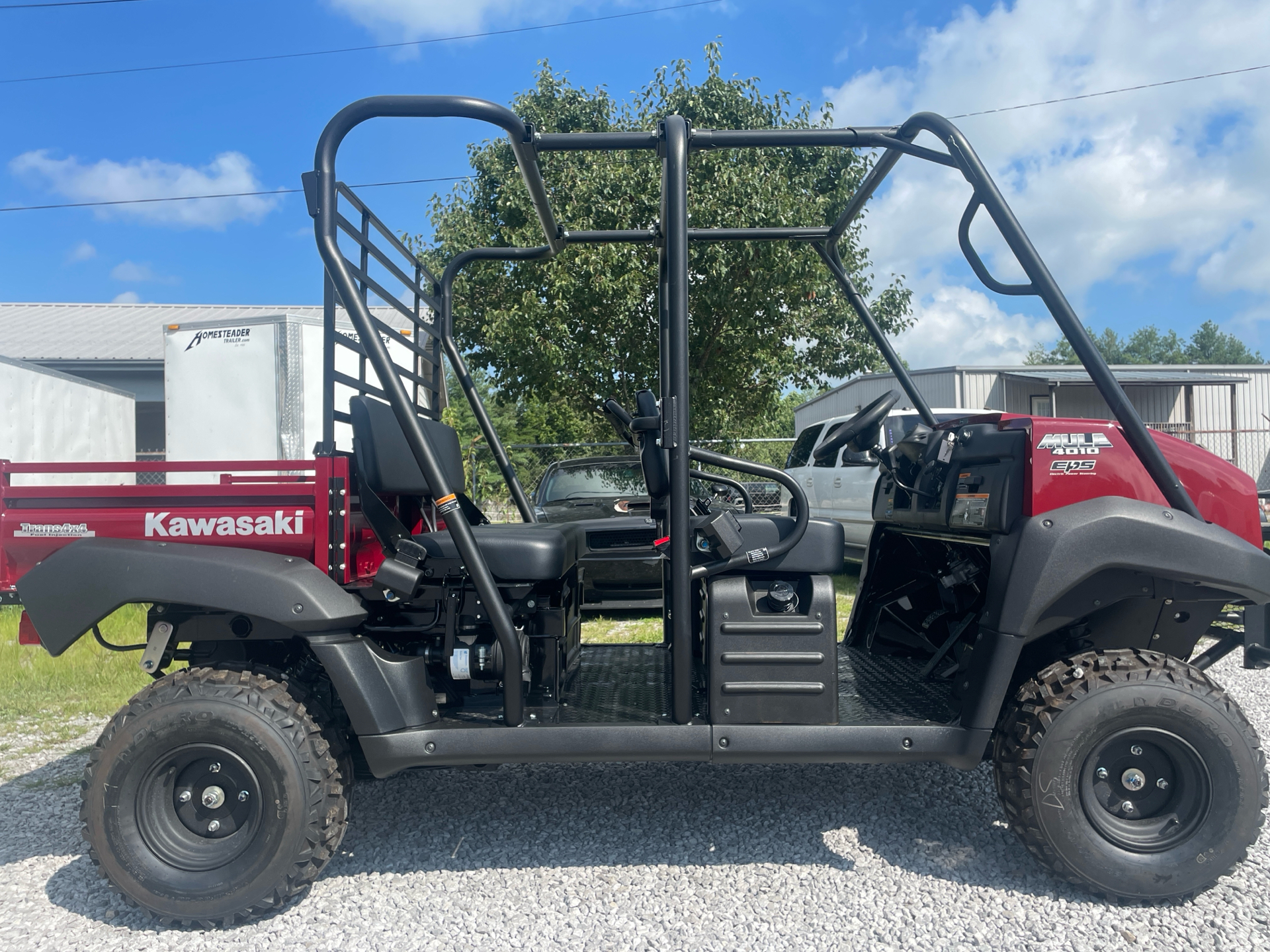 エレンディークWAVE CUTTING MULE New 2026 Kawasaki MULE 4010 Trans4x4 Dark Royal Red