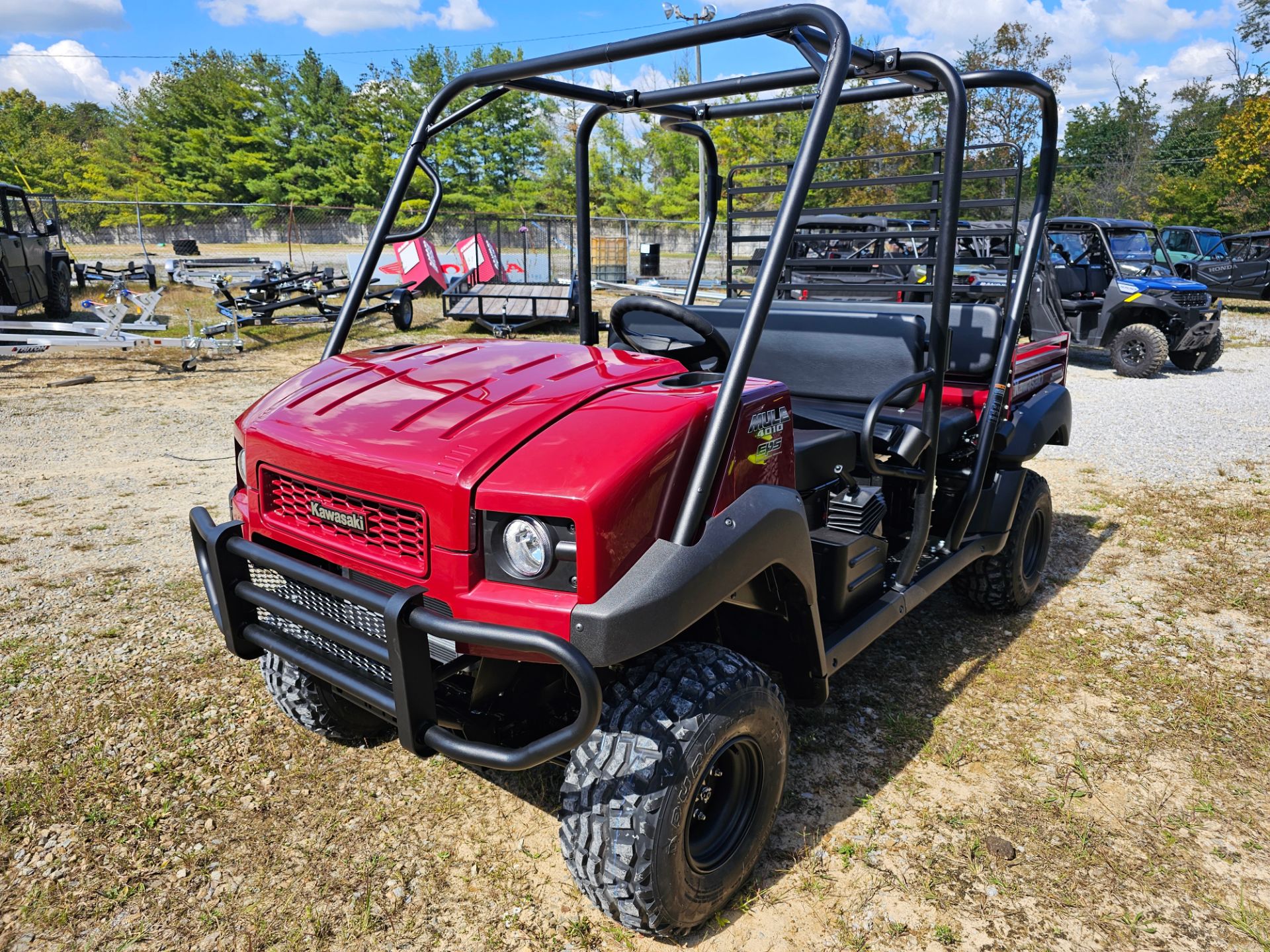 New 2026 Kawasaki MULE™ 4010 Trans4x4® Dark Royal Red | Utility