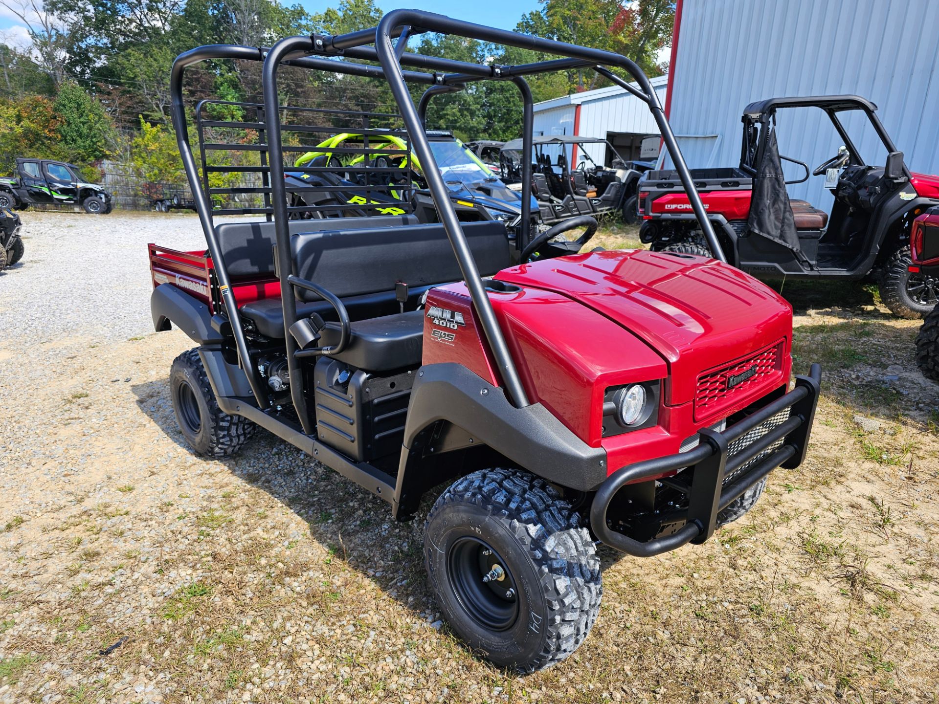 New 2026 Kawasaki MULE™ 4010 Trans4x4® Dark Royal Red | Utility