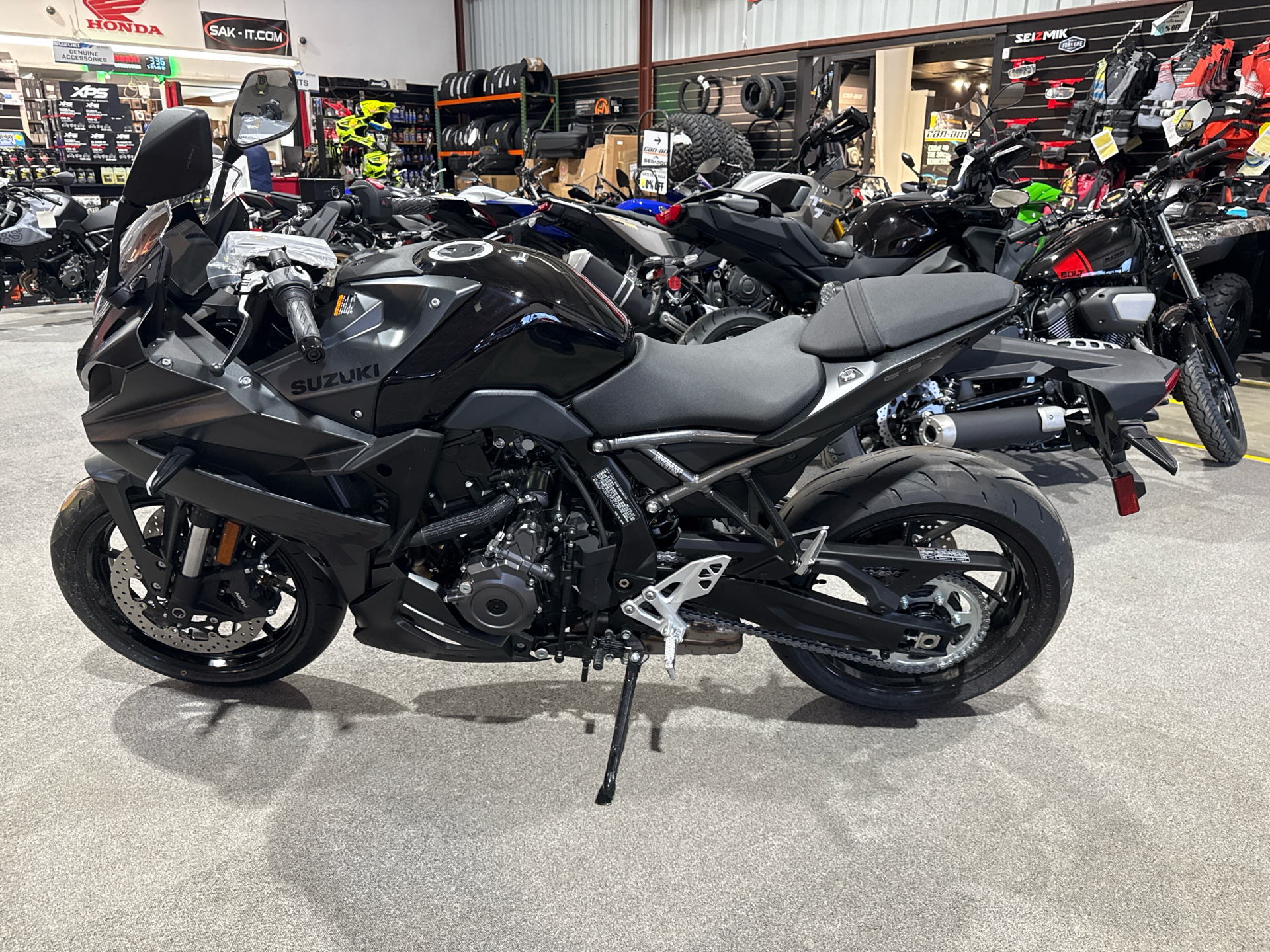 New 2025 Suzuki GSX-8R Metallic Matte Black No. 2 | Motorcycles in