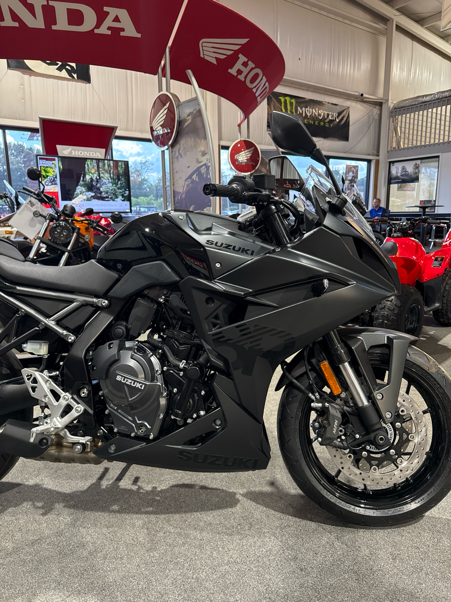 New 2025 Suzuki GSX-8R Metallic Matte Black No. 2 | Motorcycles in