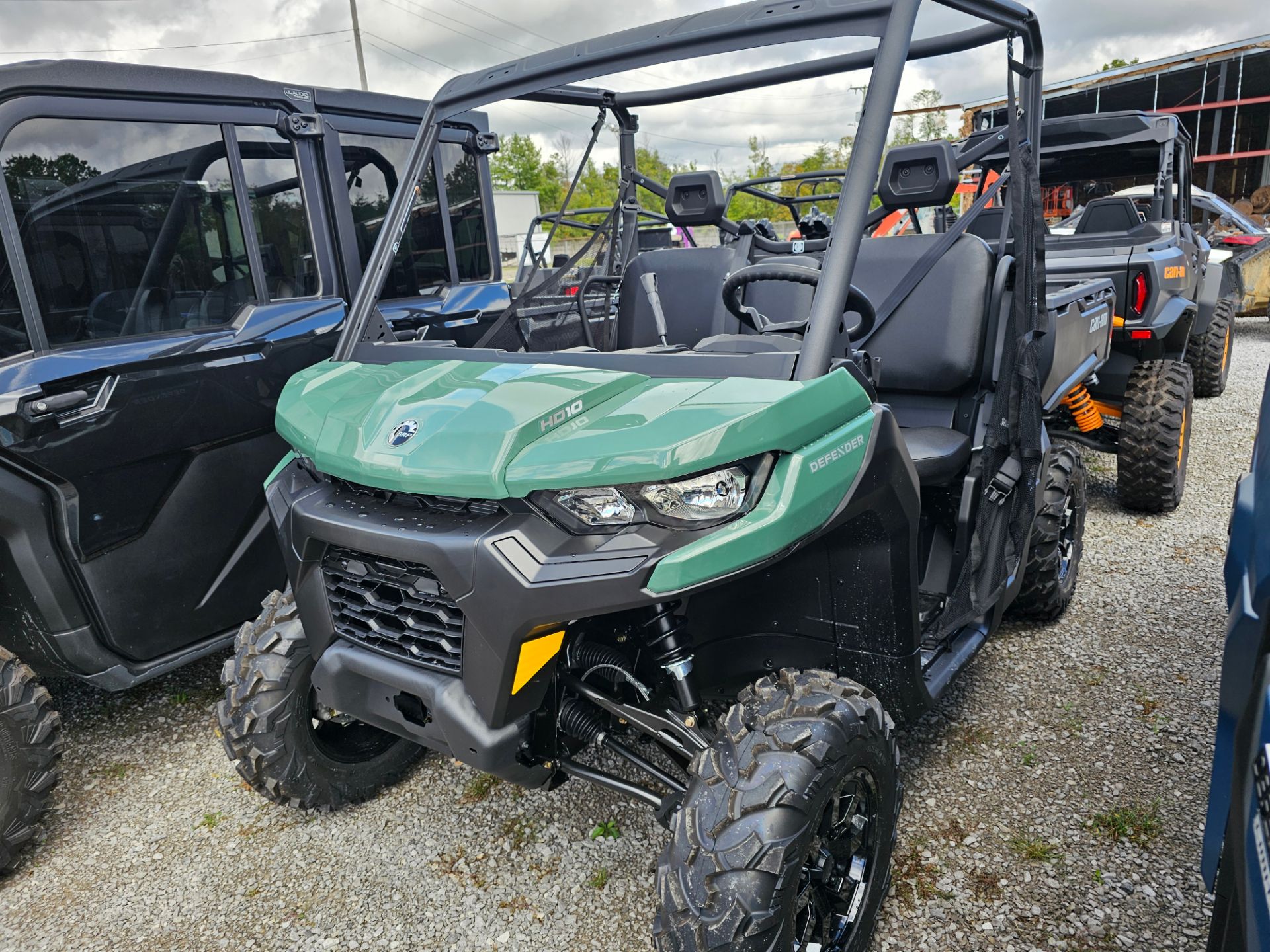 New 2026 Can-Am Defender DPS HD10 Compass Green | Utility Vehicles