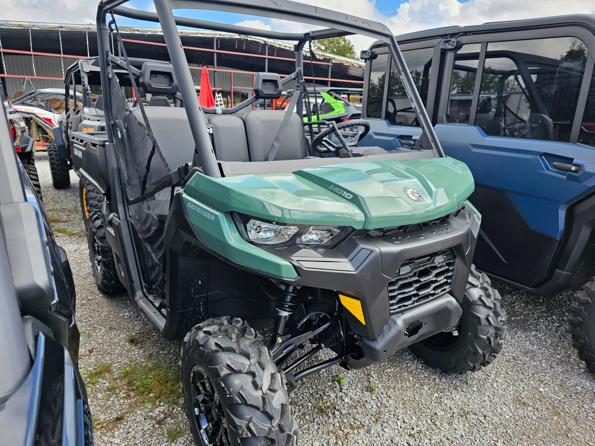 New 2026 Can-Am Defender DPS HD10 Compass Green | Utility Vehicles
