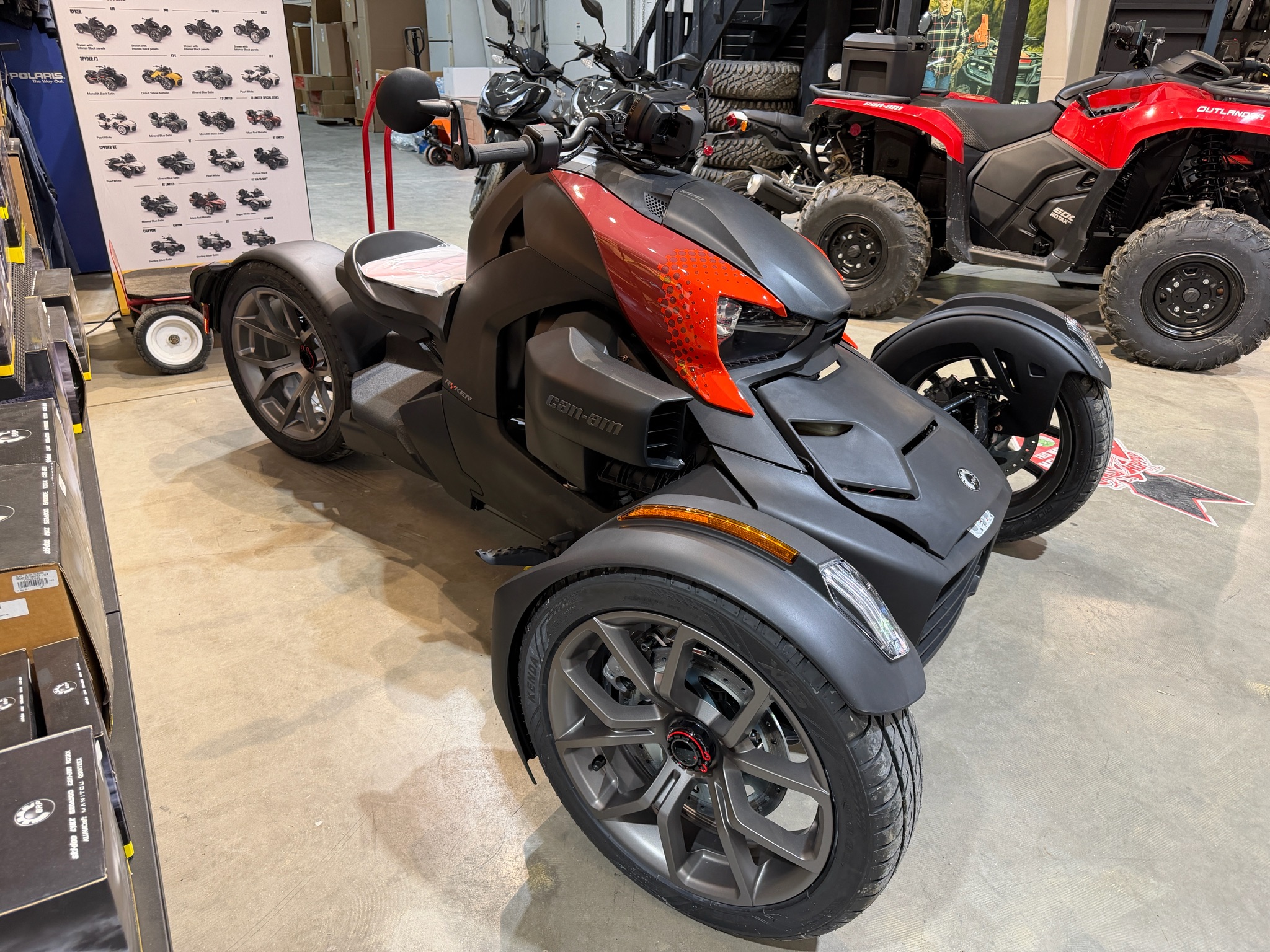 New 2026 Can-Am Ryker 900 ACE Intense Black | Motorcycles in