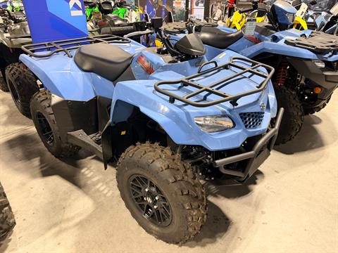 New 2025 Suzuki KingQuad 400ASi SE Armored Blue Gray | ATVs in