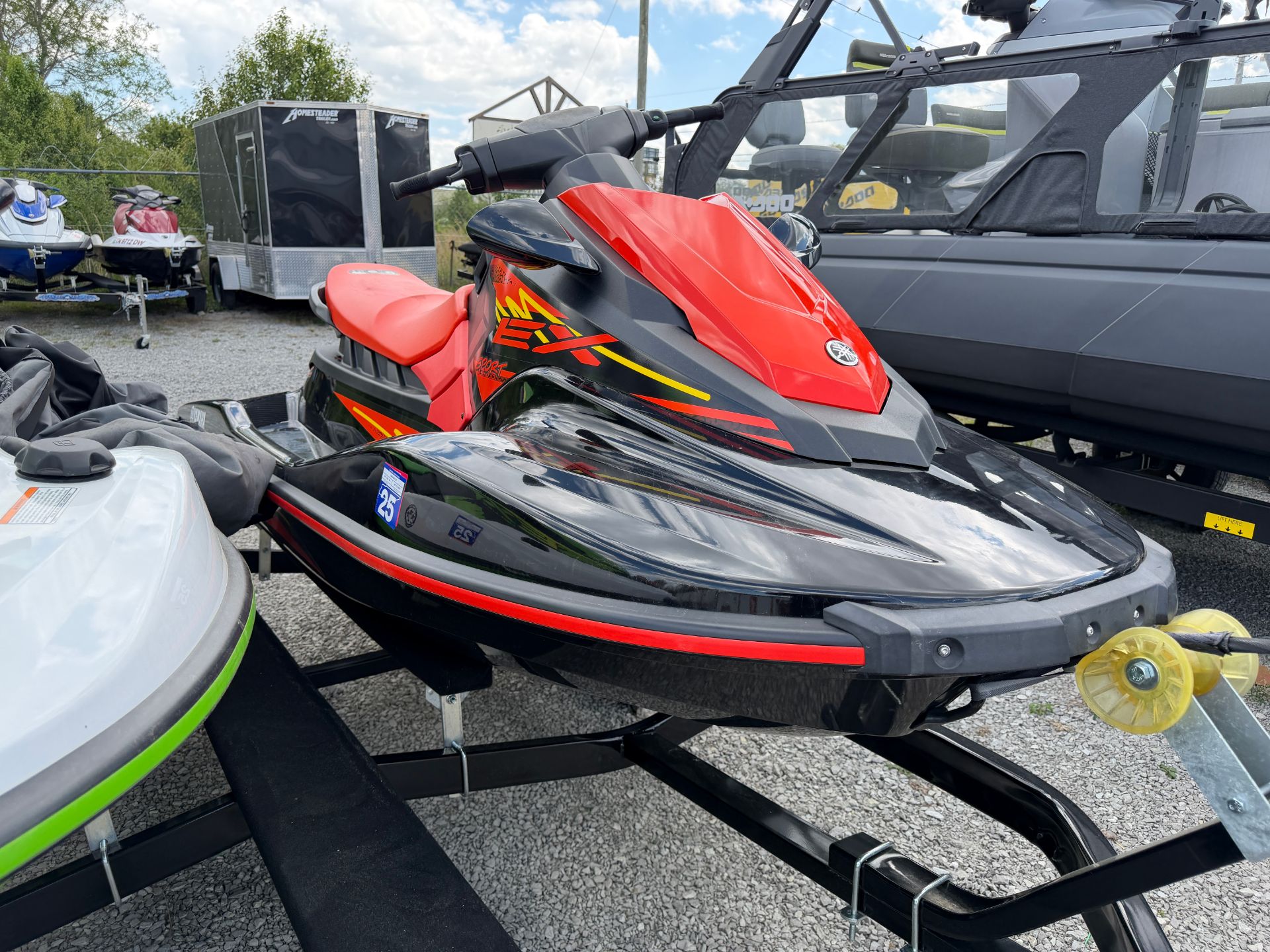 Used 2021 Yamaha EX Sport Black / Neon Lava | Watercraft in