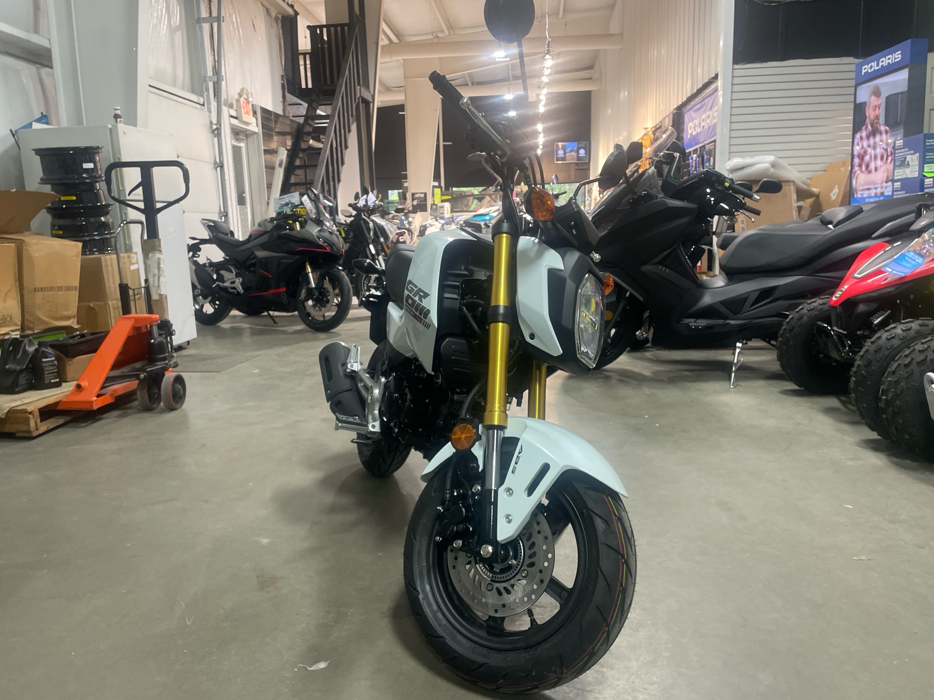New 2026 Honda Grom ABS Pearl White | Motorcycles in Crossville TN