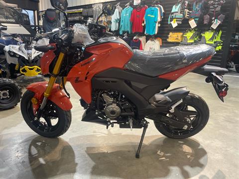 New 2025 Kawasaki Z125 Pro Pearl Lava Orange | Motorcycles in