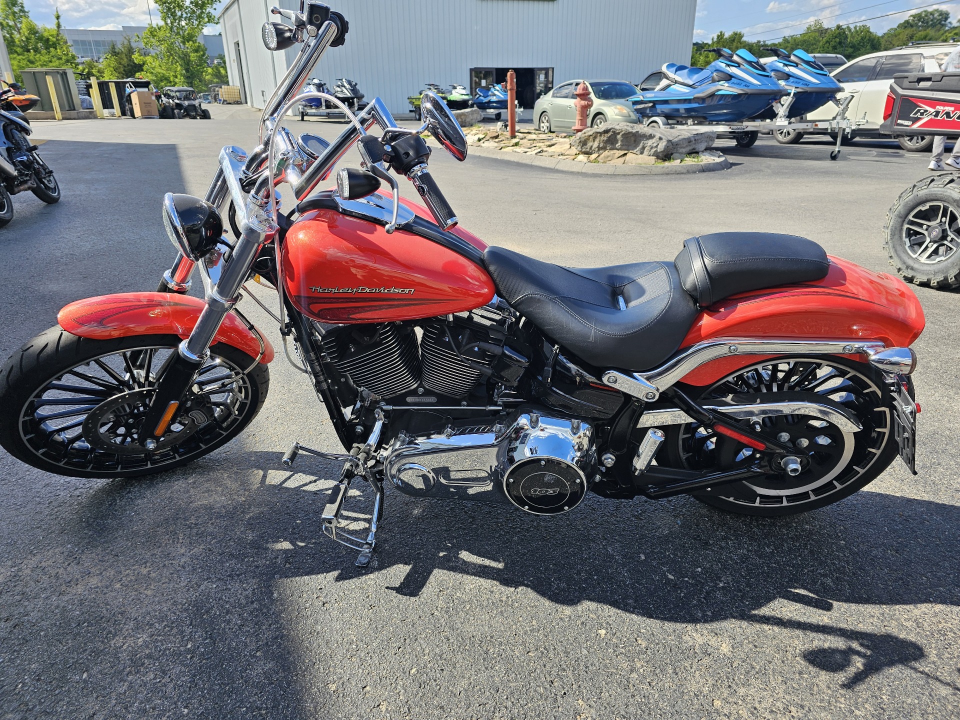 Used 2017 Harley-Davidson Breakout® Laguna Orange Motorcycles in