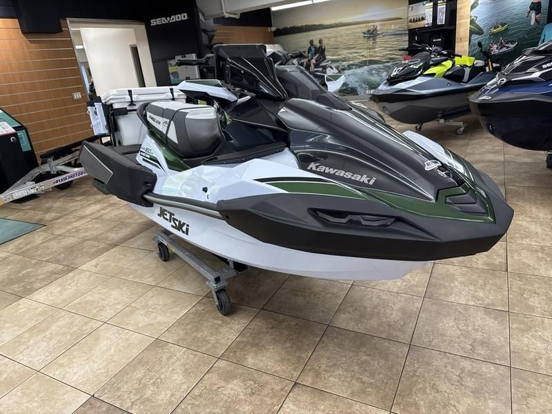 NSKYです！ New 2025 Kawasaki Jet Ski® Ultra® 160LX-S Angler Crystal White