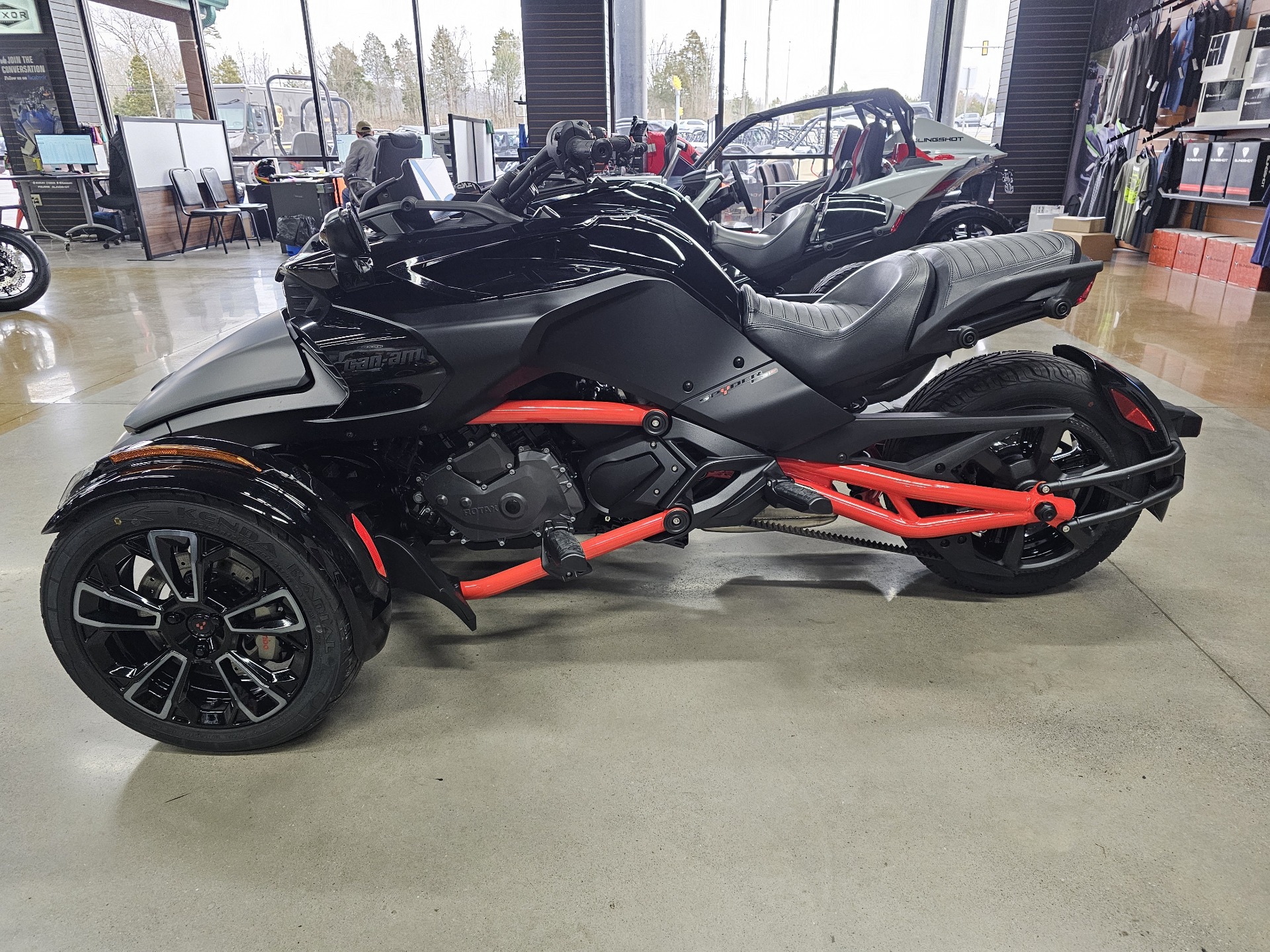 New 2024 Can-Am Spyder F3-S Monolith Black Satin | Motorcycles in