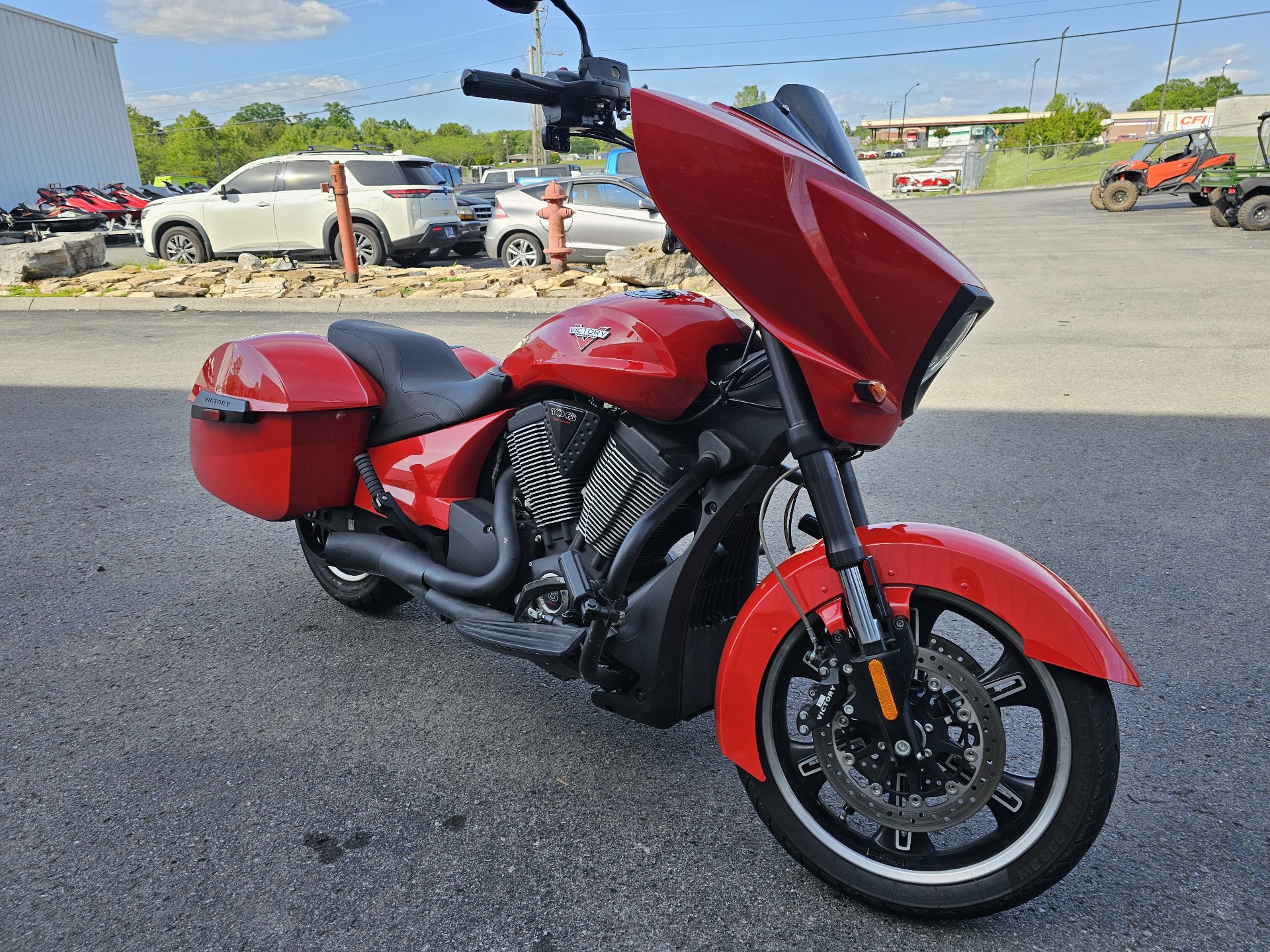 Used 2016 Victory Cross Country Havasu Red With Clear Pearl