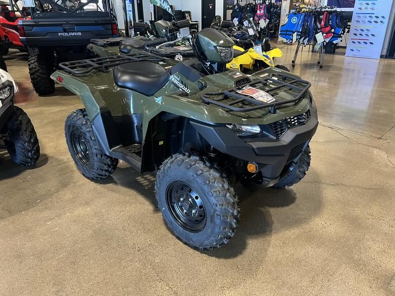 New 2025 Suzuki KingQuad 500AXi Terra Green | ATVs in Clinton TN