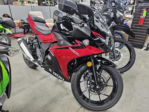 New 2024 Suzuki GSX250R ABS Metallic Diamond Red / Pearl Nebular