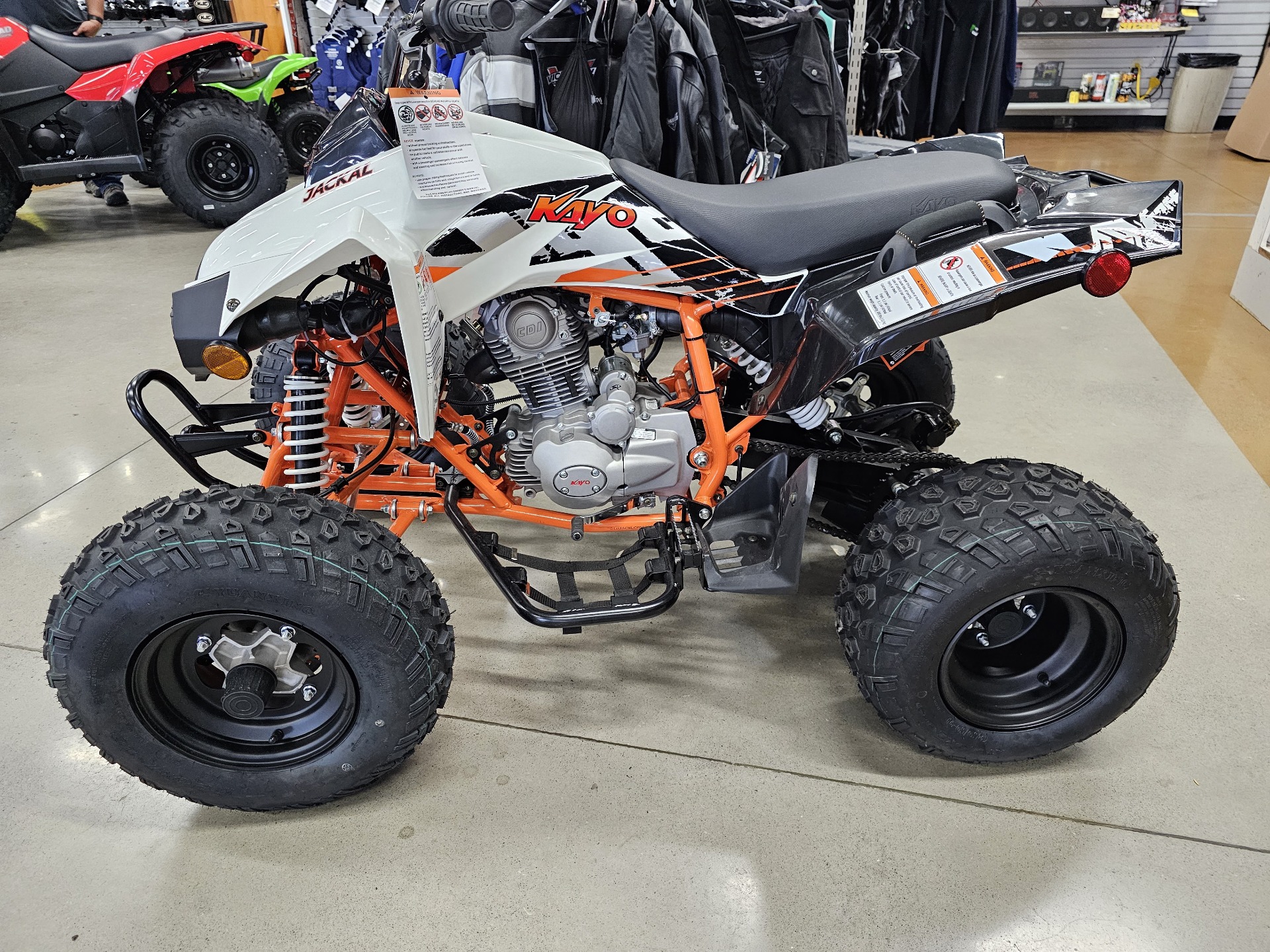 New 2022 Kayo Jackal 200 White | ATVs in Clinton TN | KAY002003