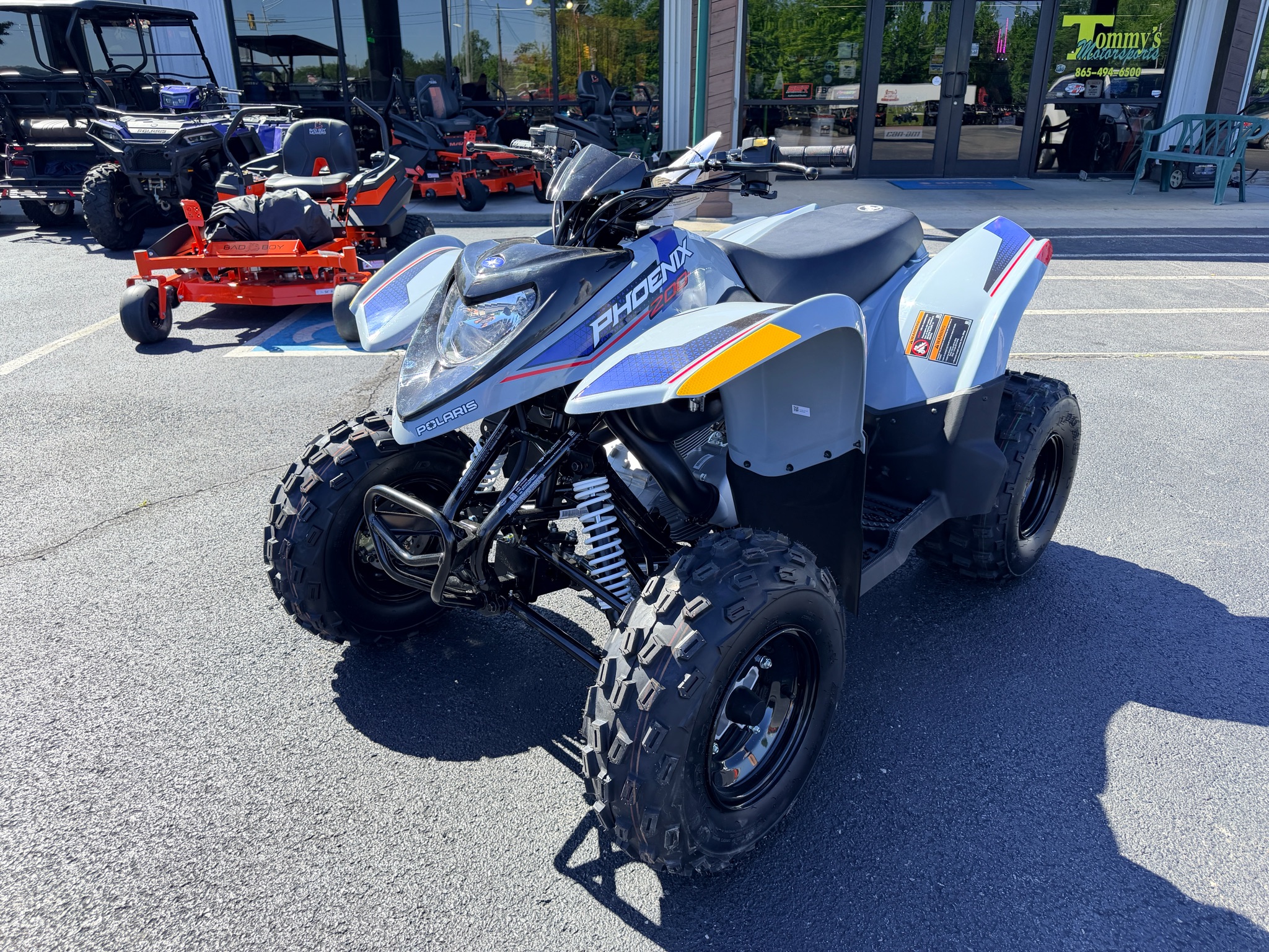 New 2026 Polaris Phoenix 200 Storm Gray | ATVs in Clinton TN