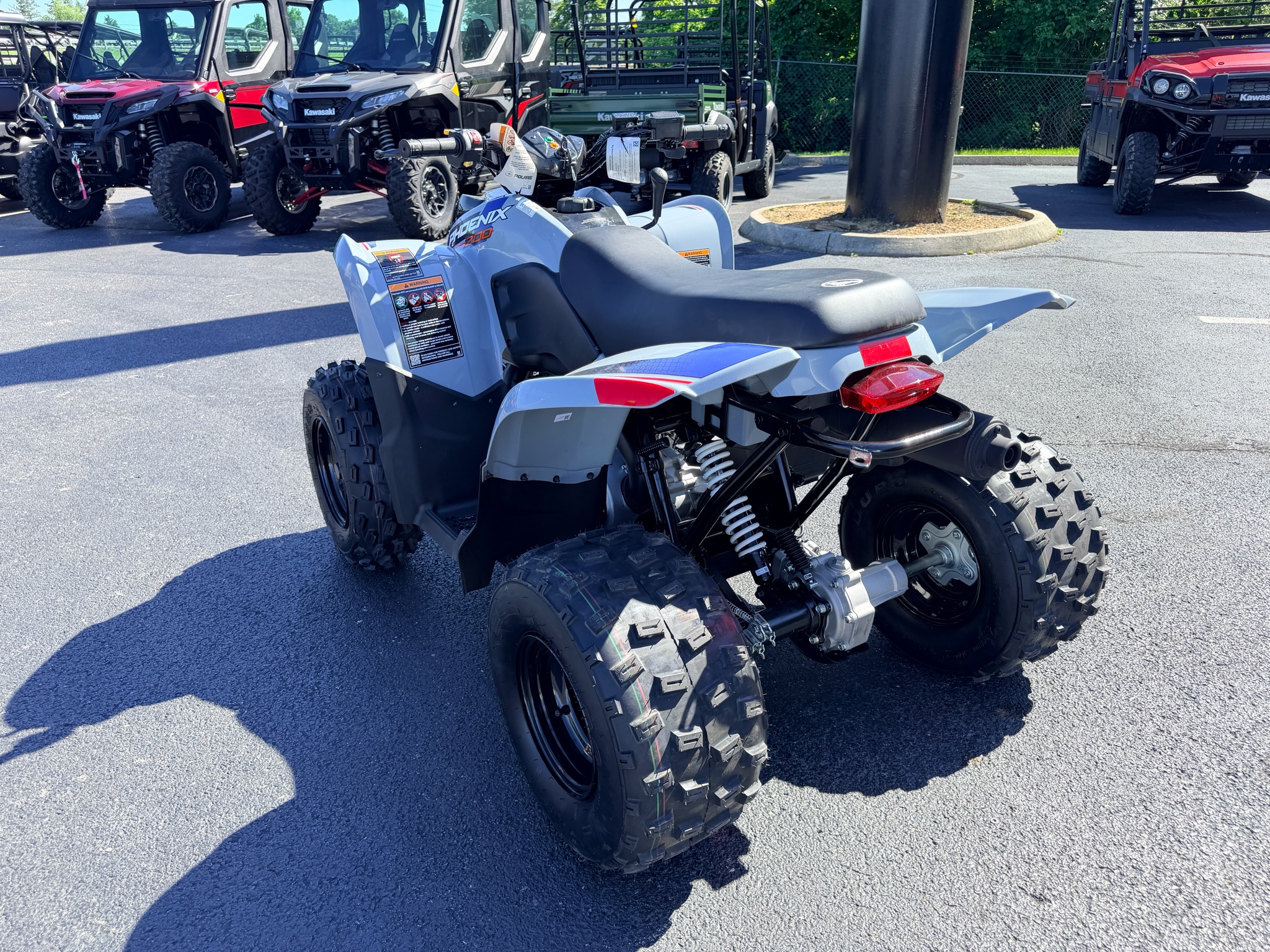 New 2026 Polaris Phoenix 200 Storm Gray | ATVs in Clinton TN