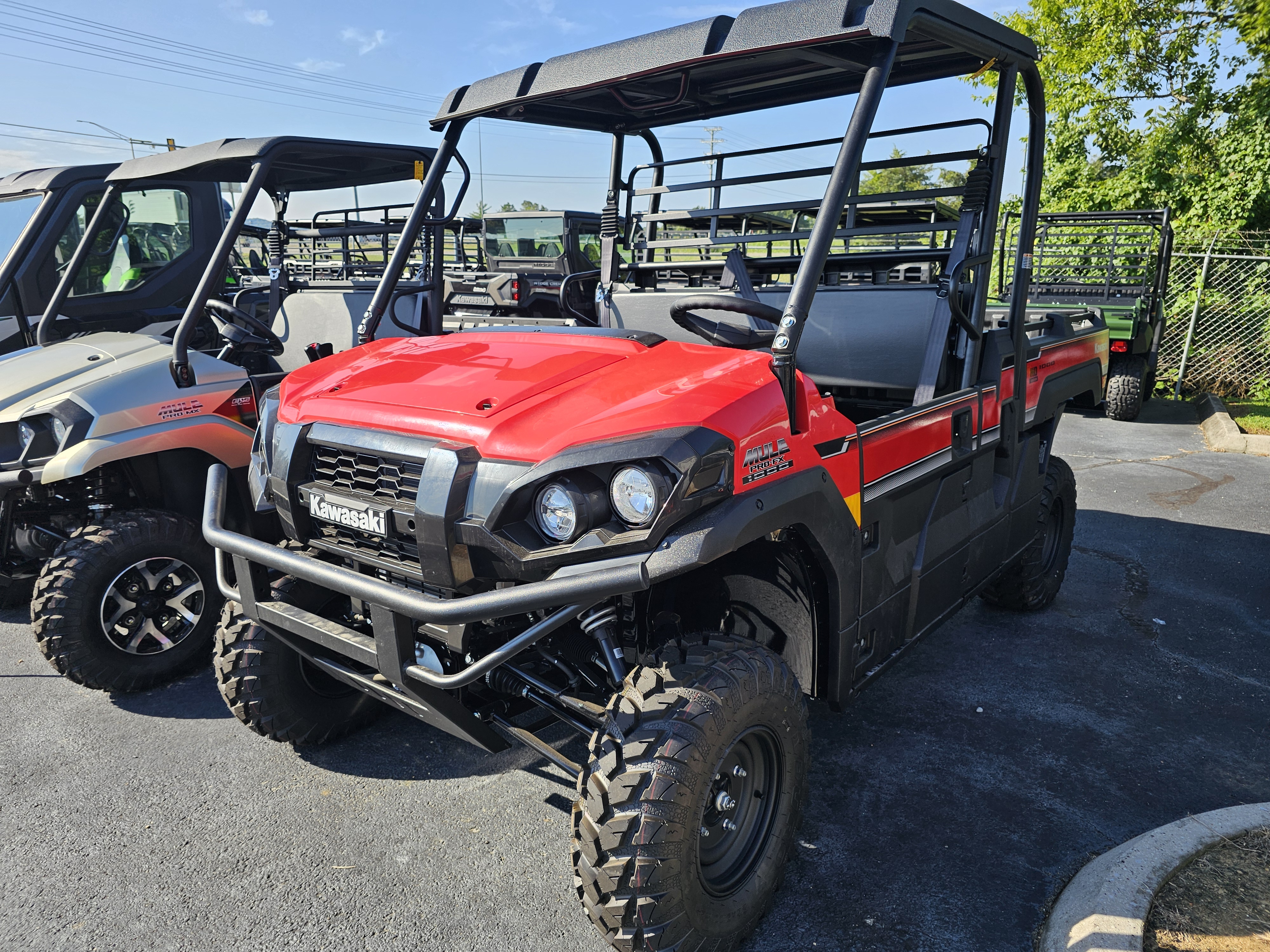 New 2026 Kawasaki MULE PRO-FX 1000 HD Edition Firecracker Red