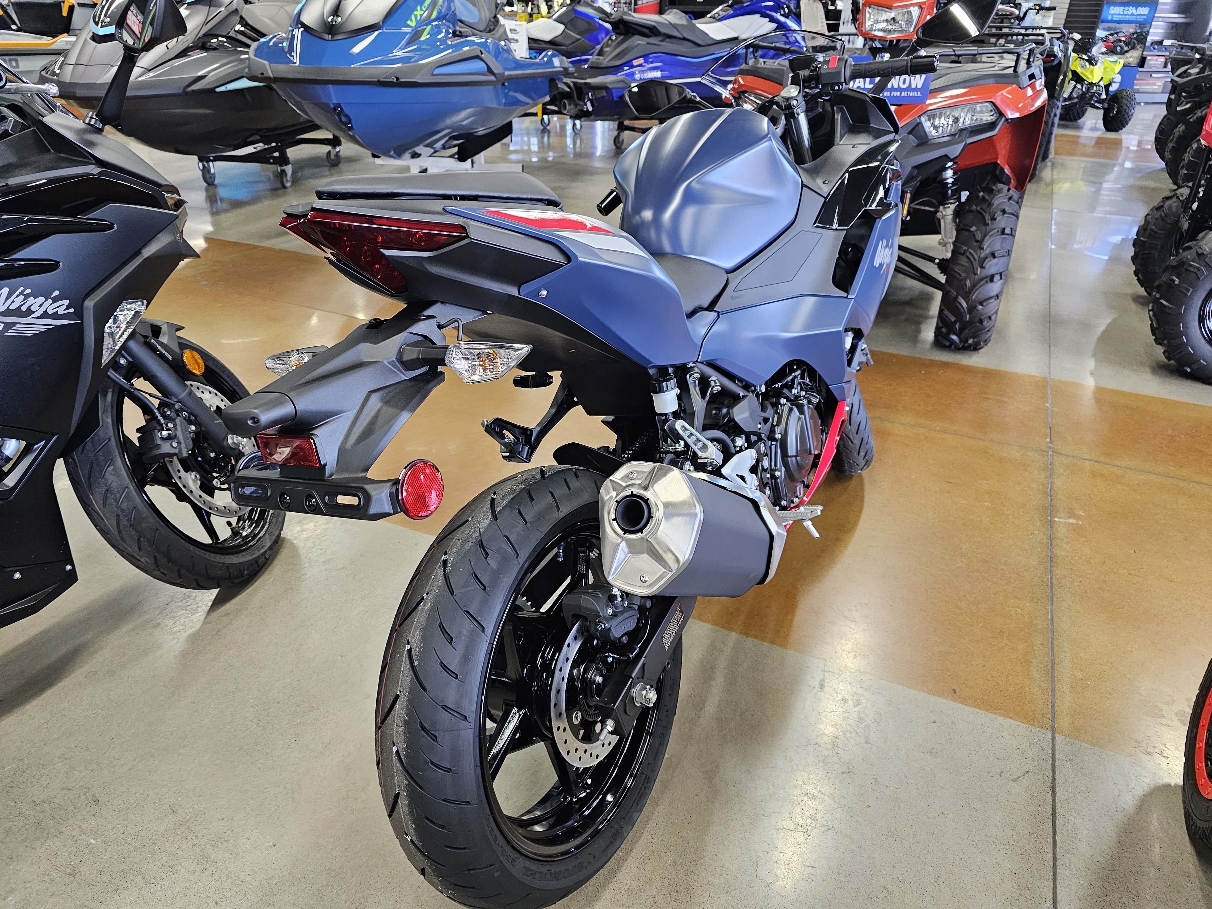 New 2026 Kawasaki Ninja 500 ABS Metallic Matte Twilight Blue