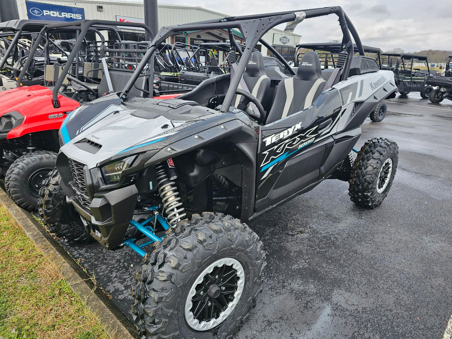 New 2025 Kawasaki Teryx KRX 1000 Metallic Light Gray / Super