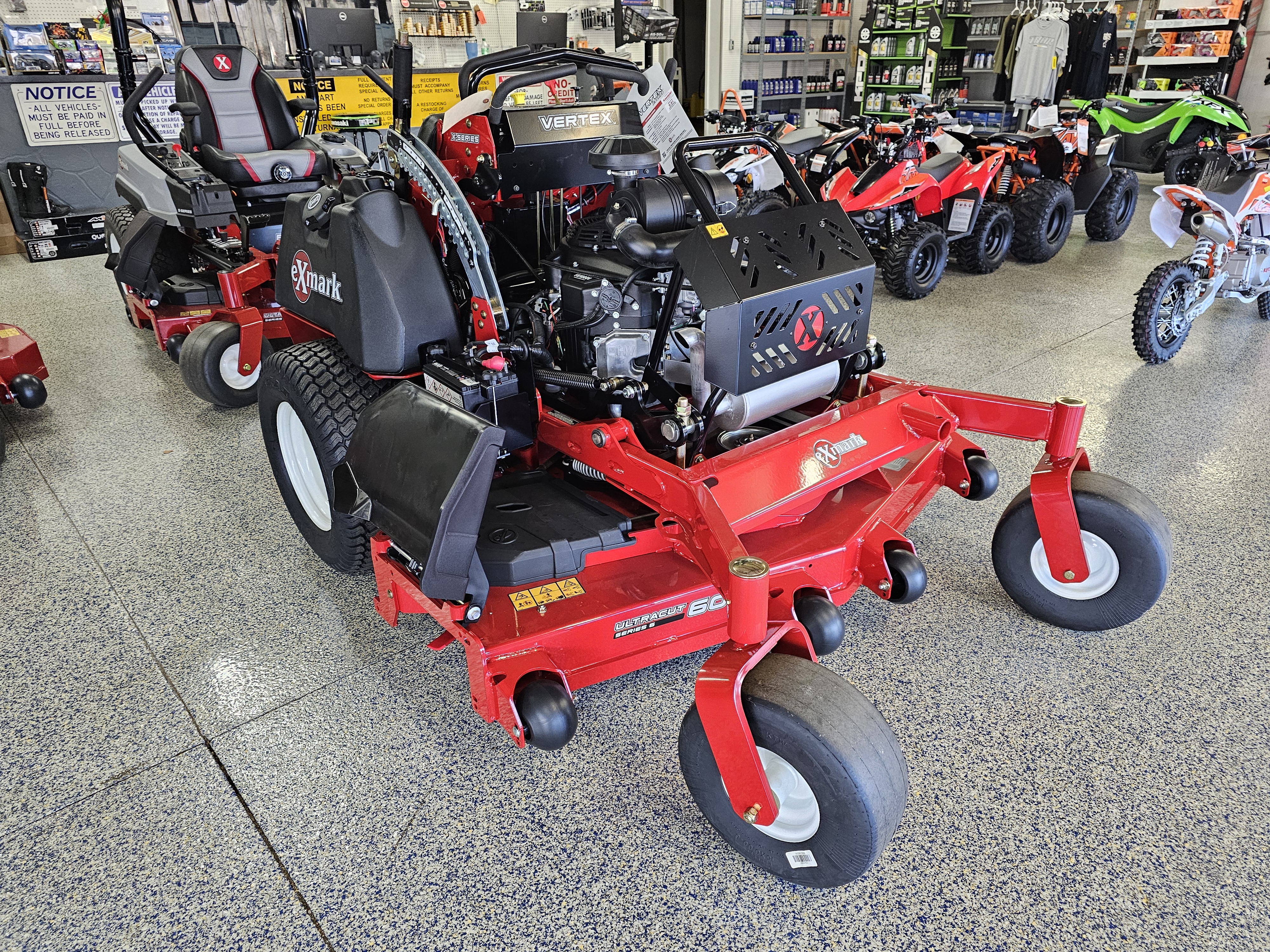 New Exmark Vertex X-Series 60 in. Kawasaki FX1000V 35 hp, Oneida
