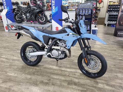 New 2025 Suzuki DR-Z4SM Sky Gray | Motorcycles in Jasper IN | DR