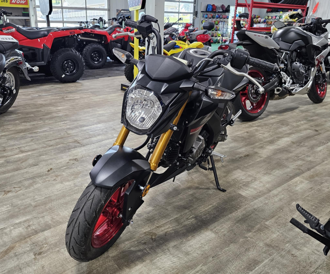 Used 2022 Kawasaki Z125 Pro Metallic Flat Spark Black