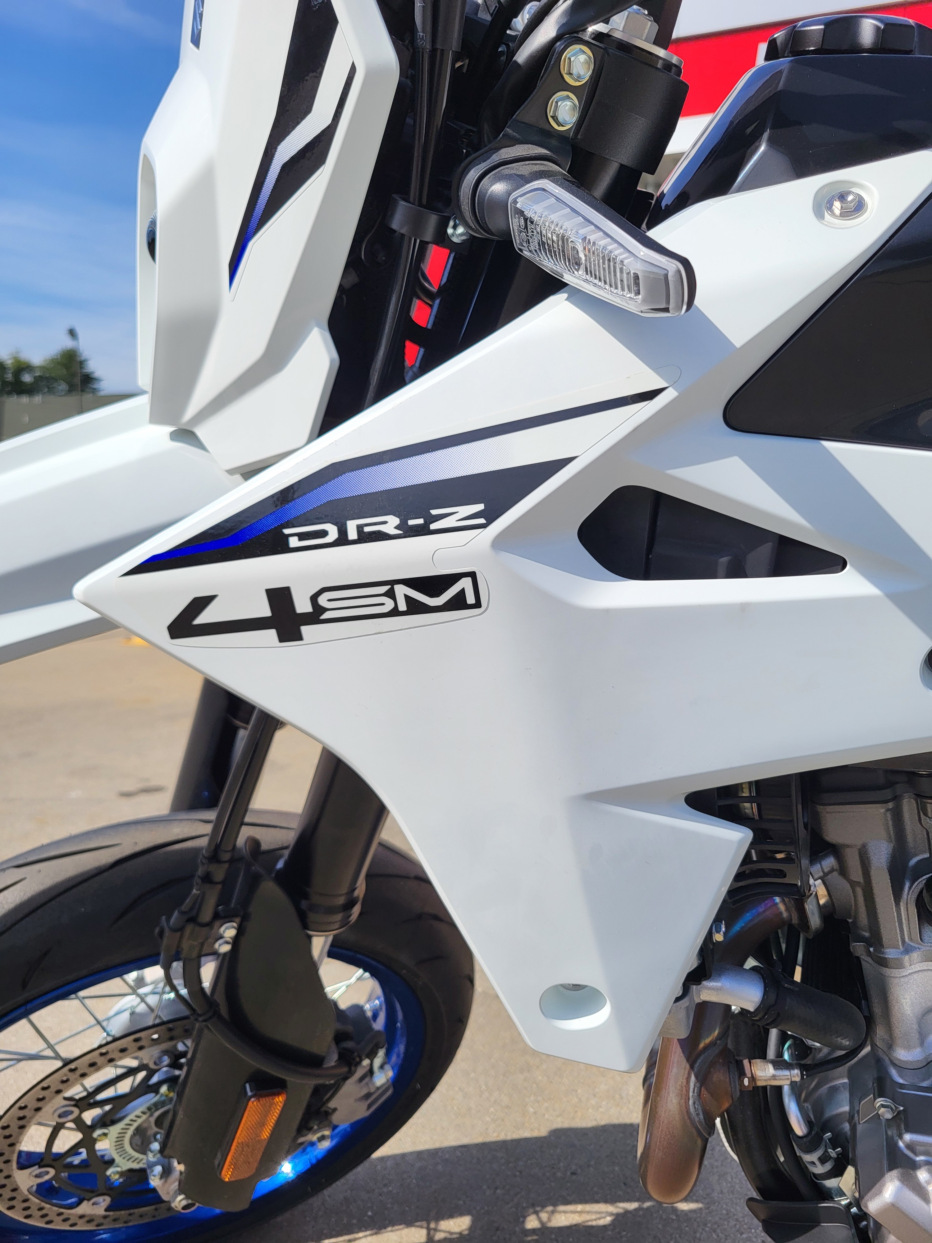 New 2025 Suzuki DR-Z4SM Solid Special White No. 2 | Motorcycles in