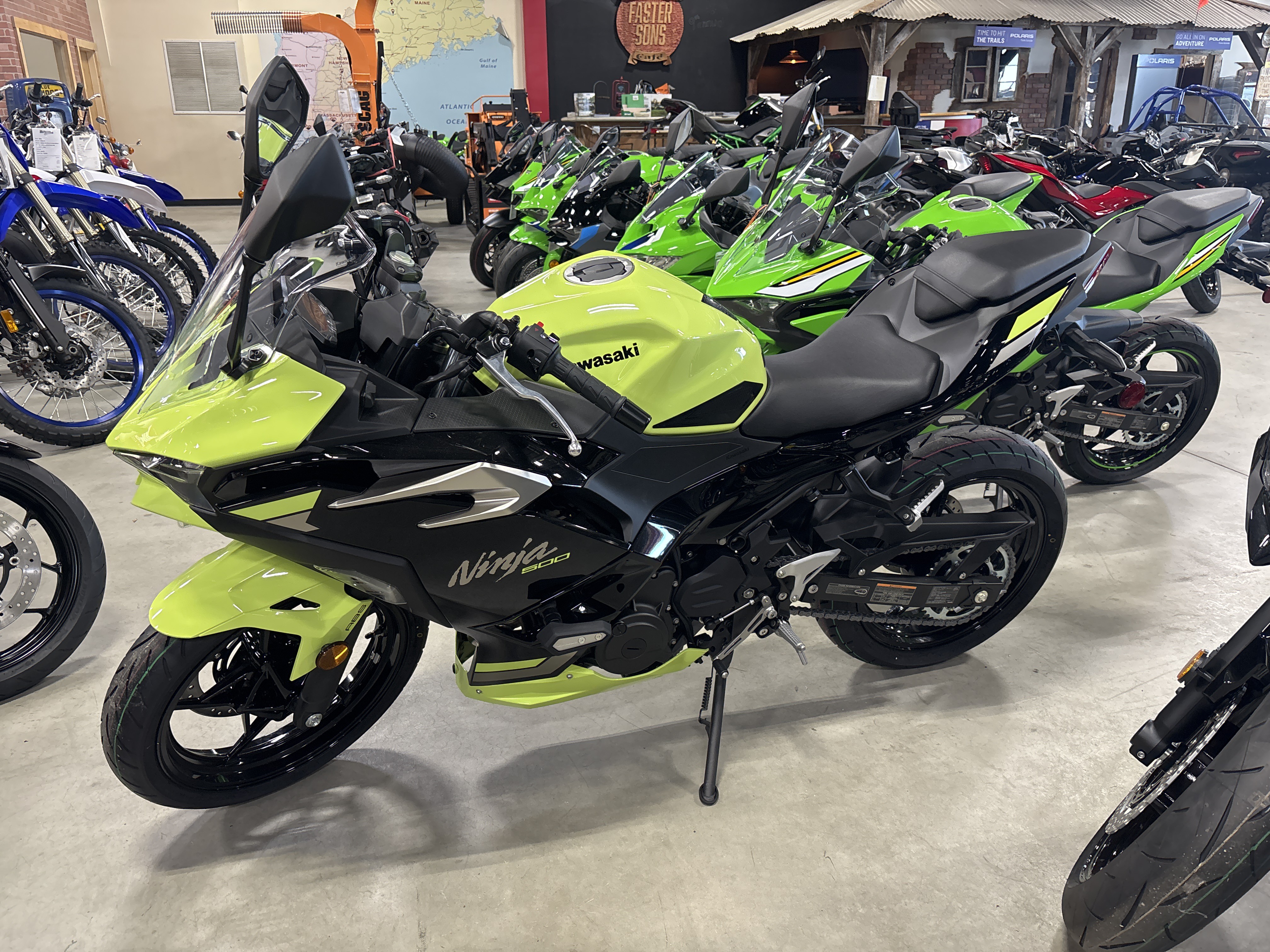 MADSAKI 「WRITE HERE,WRITE NOW」　限定500部 2026 Kawasaki Ninja® 500 ABS, Auburn MA | New Motorcycles for Sale