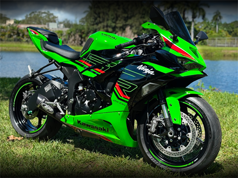 momo Used 2024 Kawasaki Ninja ZX-6R Green | Motorcycles in North