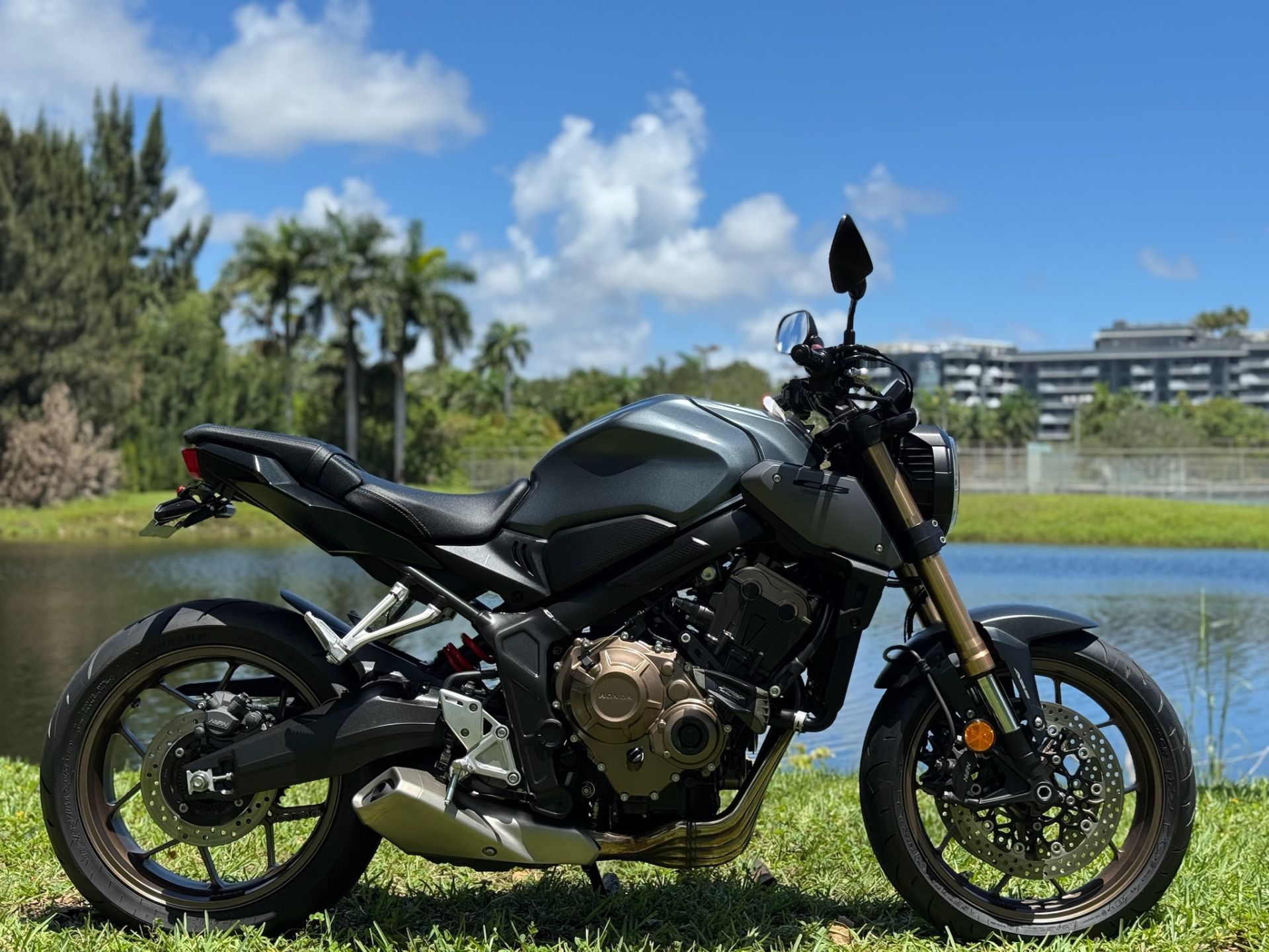 Used 2023 Honda CB650R ABS Matte Gray Metallic | Motorcycles in